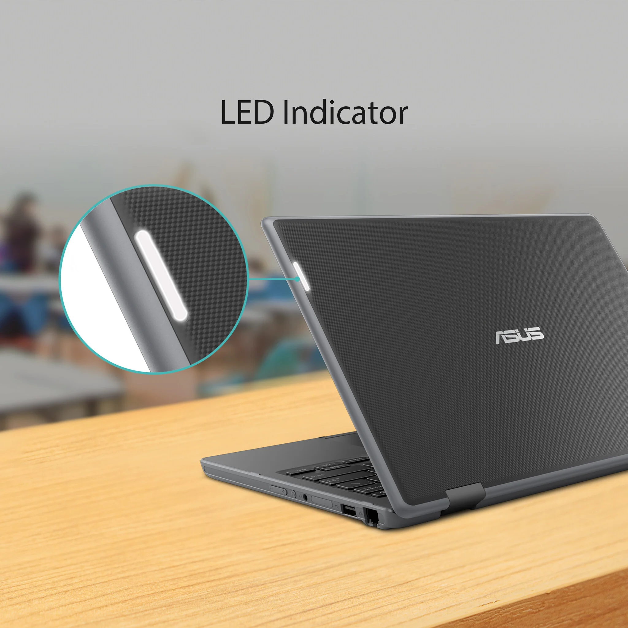 ASUS BR1100C 29.5 cm (11.6") Laptop - HD Intel® Celeron® N4500 - 4 GB DDR4-SDRAM - 128 GB eMMC - Wi-Fi 6 - Windows 11 Pro Academic - Grey - Image 15