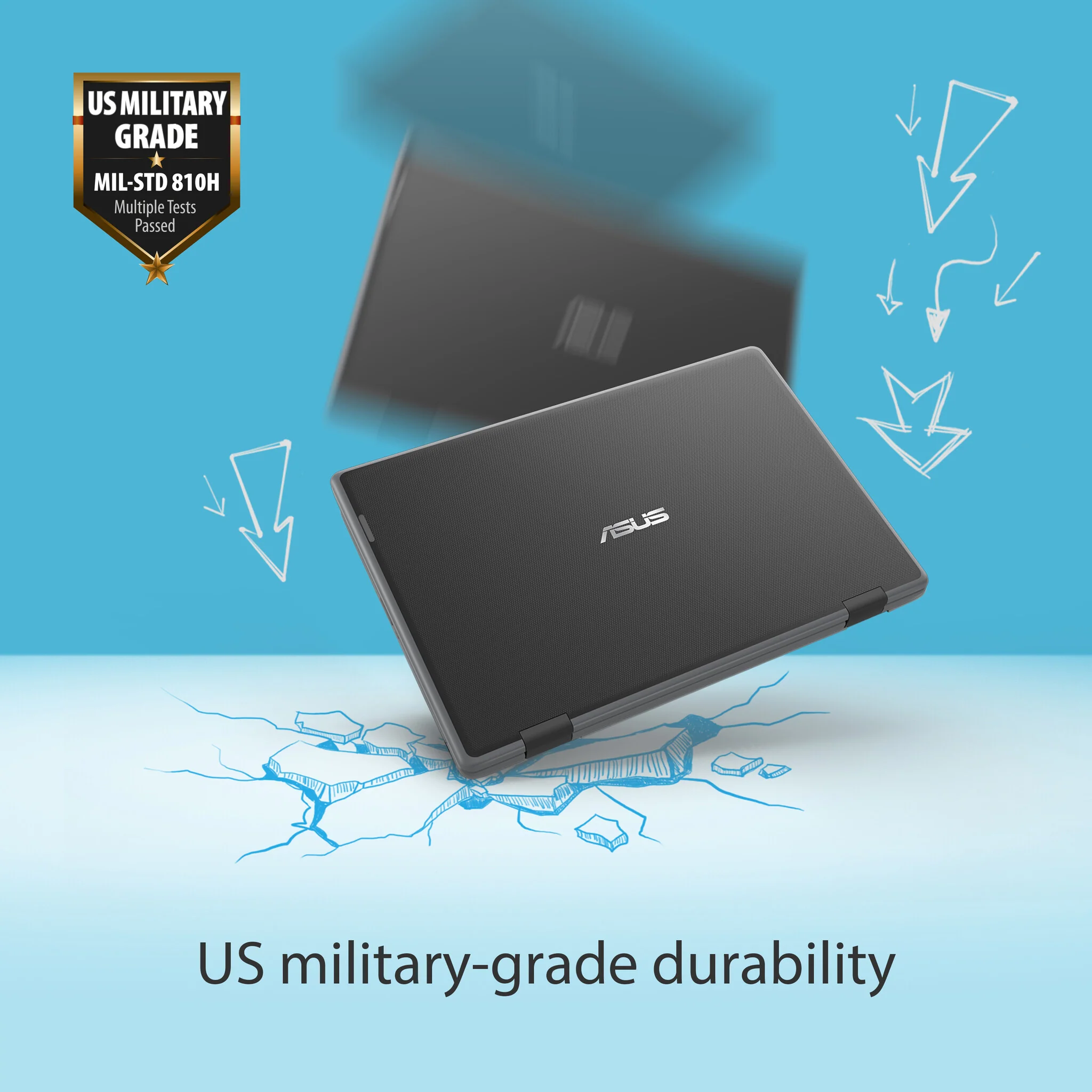 ASUS BR1100C 29.5 cm (11.6") Laptop - HD Intel® Celeron® N4500 - 4 GB DDR4-SDRAM - 128 GB eMMC - Wi-Fi 6 - Windows 11 Pro Academic - Grey - Image 6