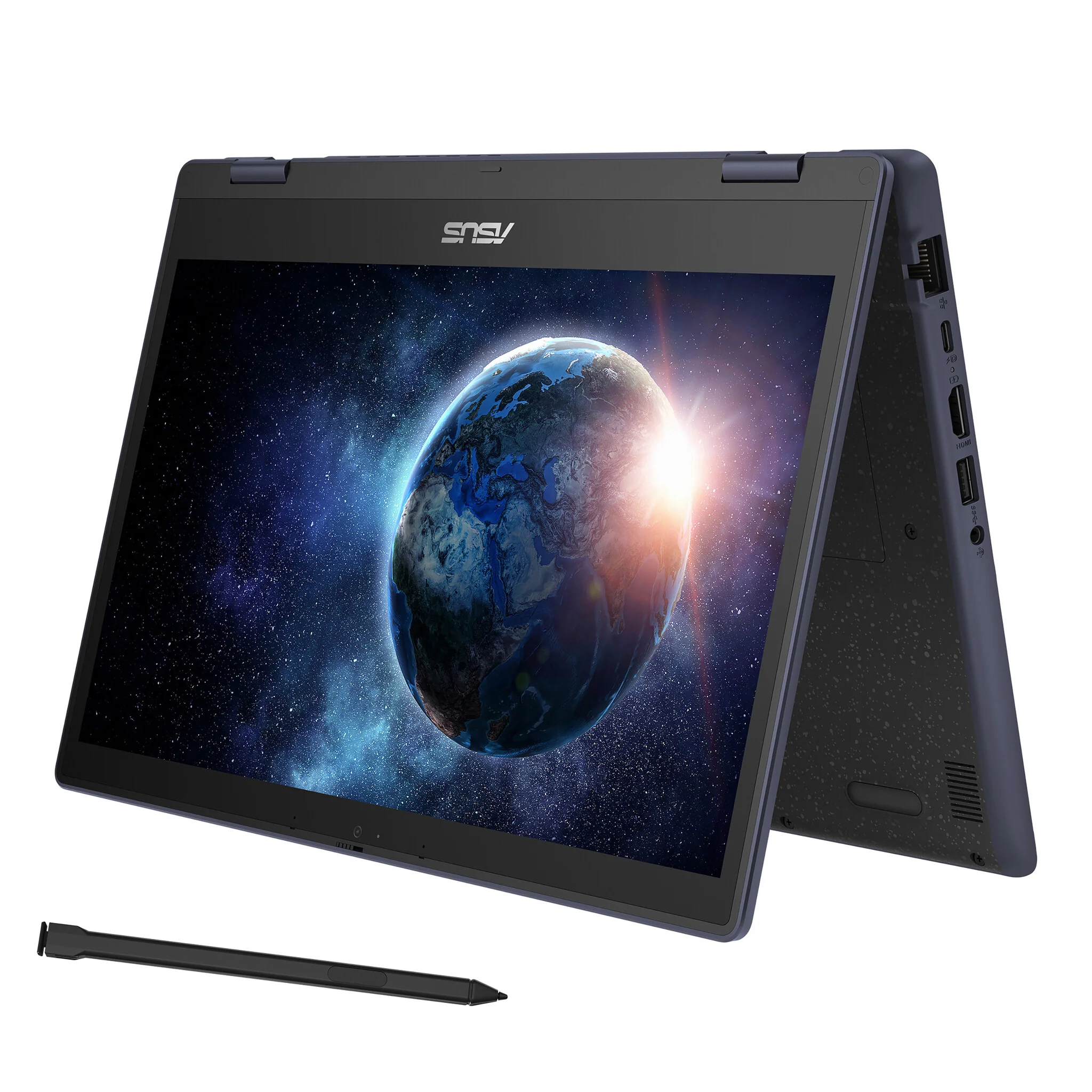 ASUS BR1402F Hybrid (2-in-1) - 35.6 cm (14") - Touchscreen - Intel Core i3-N305 - 8 GB DDR4-SDRAM - 128 GB Flash - Wi-Fi 6 - Windows 11 Pro Education - Grey - Image 2