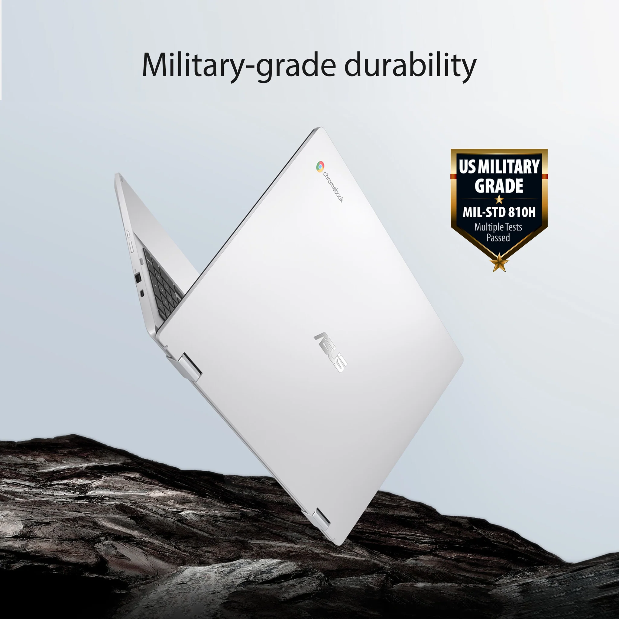 ASUS Chromebook - 39.6 cm (15.6") - Touchscreen - Intel® Celeron® N4500 - 8 GB LPDDR4x-SDRAM - 64 GB eMMC - Wi-Fi 6 - ChromeOS - Silver - Image 8