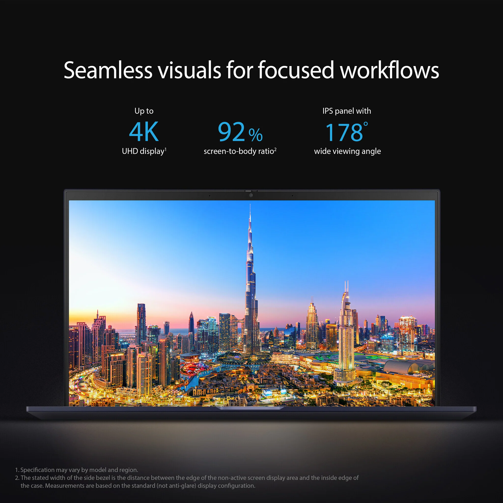 ASUS Chromebook - 35.6 cm (14") - Touchscreen - Intel® Core™ i7-1165G7- 16 GB LPDDR4x-SDRAM - 512 GB SSD - Wi-Fi 6 - ChromeOS - Black - Image 10
