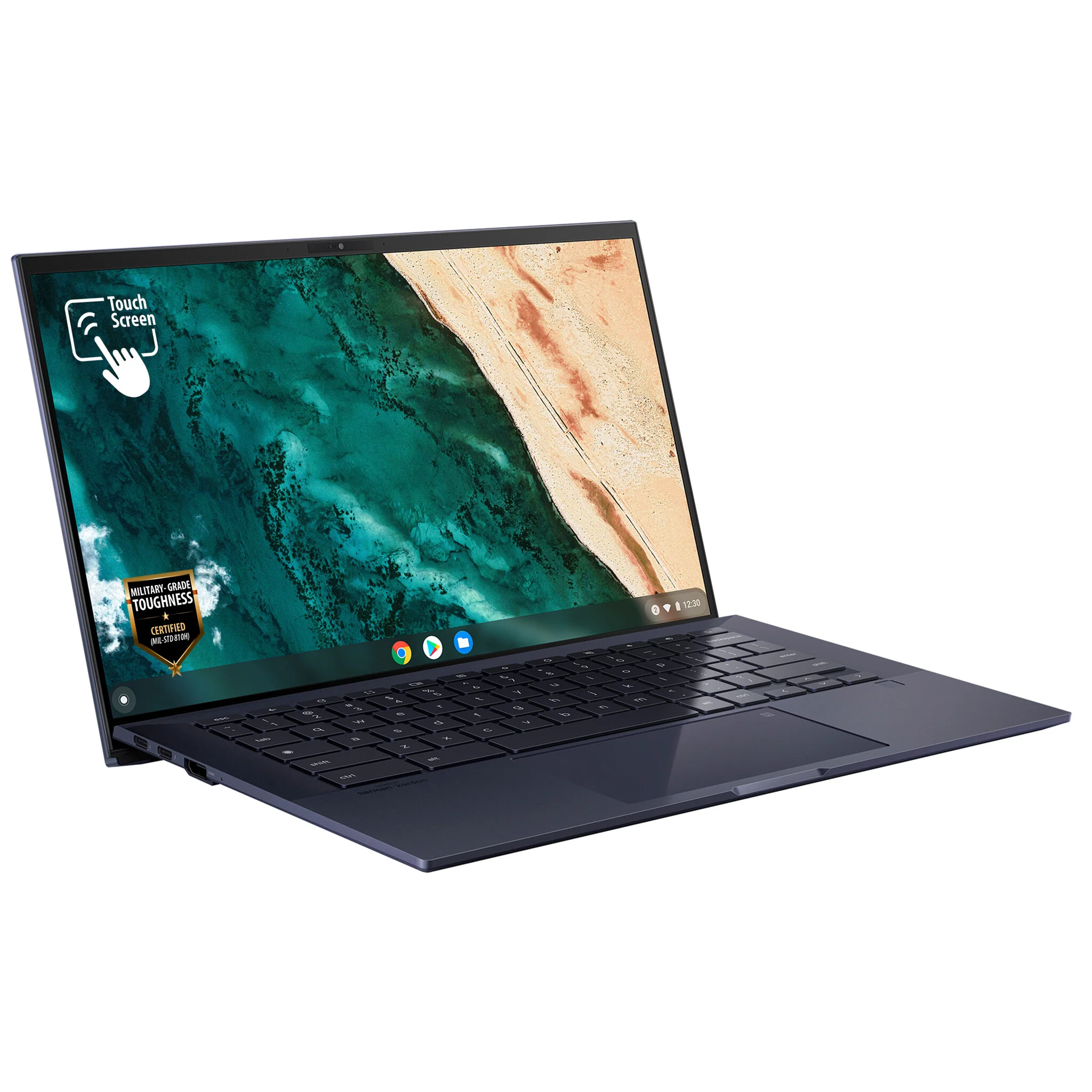 ASUS Chromebook - 35.6 cm (14") - Touchscreen - Intel® Core™ i7-1165G7- 16 GB LPDDR4x-SDRAM - 512 GB SSD - Wi-Fi 6 - ChromeOS - Black - Image 4
