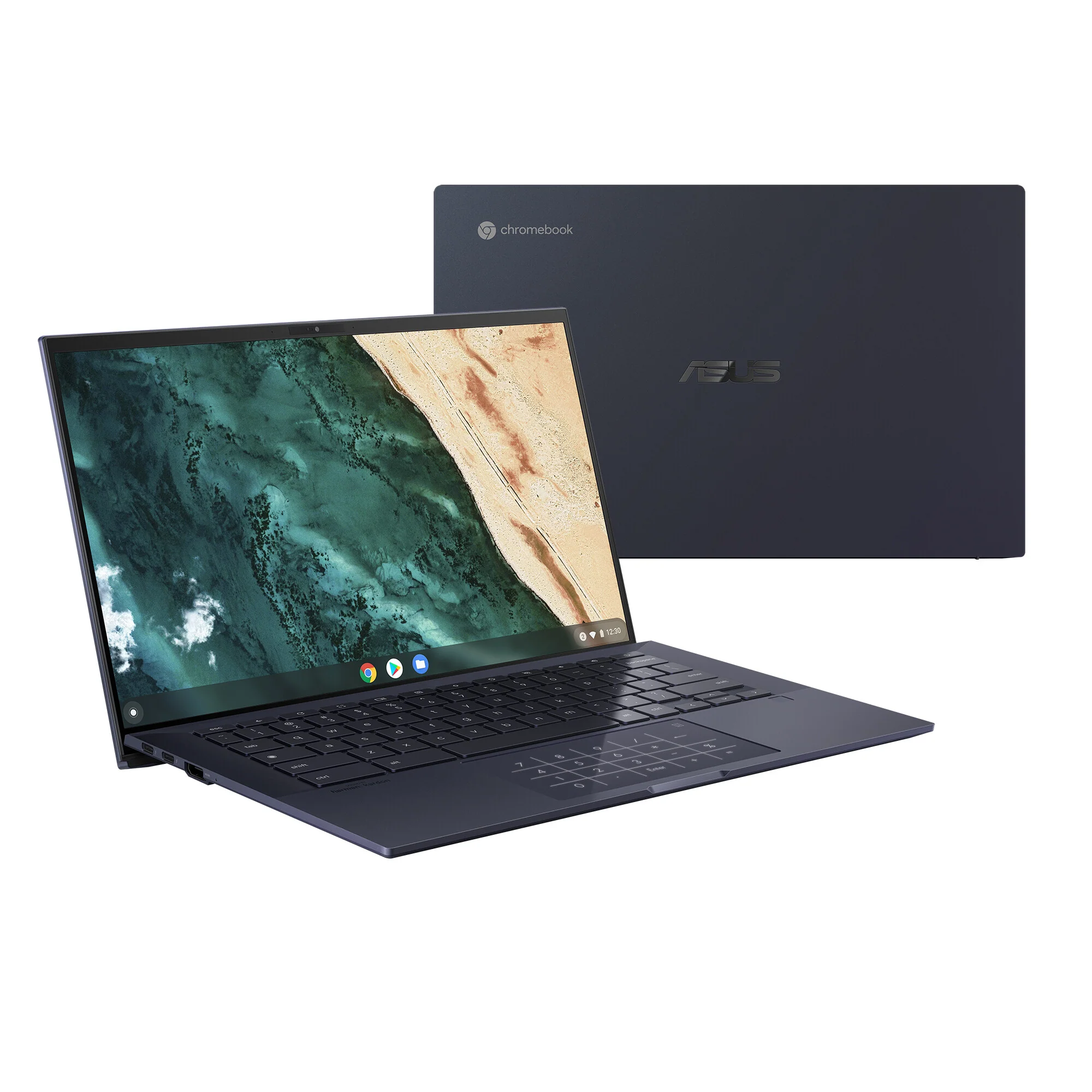 ASUS Chromebook - 35.6 cm (14") - Touchscreen - Intel® Core™ i5-1135G7 - 16 GB LPDDR4x-SDRAM - 256 GB SSD - Wi-Fi 6 - ChromeOS for Enterprise - Black - Image 2