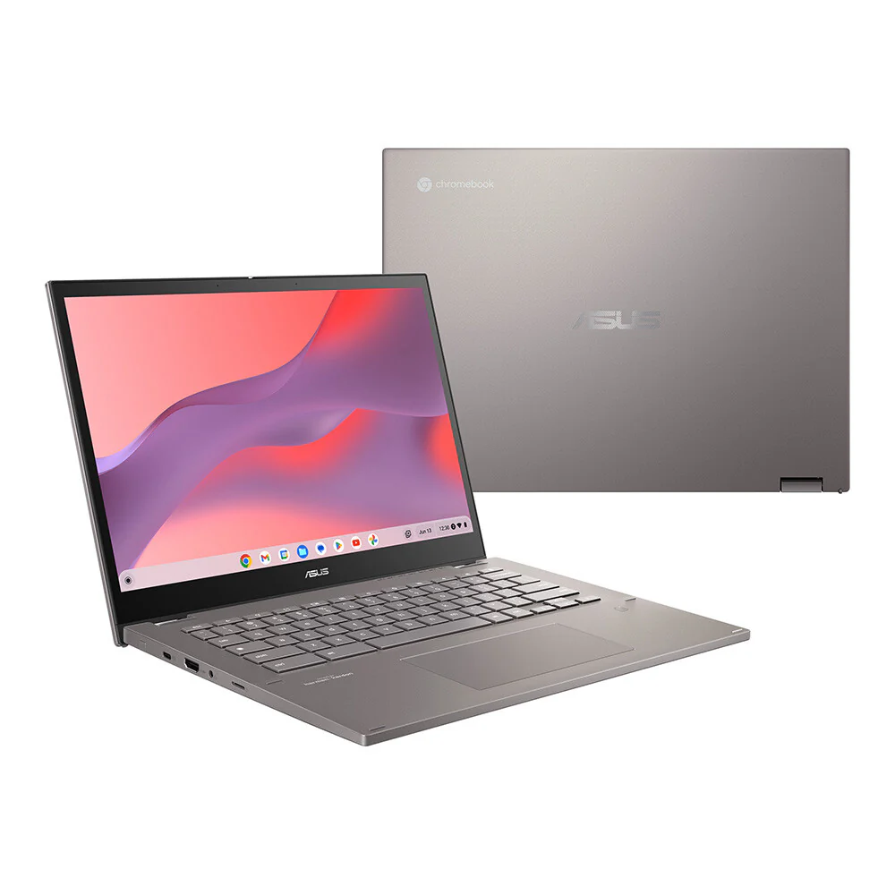 ASUS Chromebook CM34 Flip - 35.6 cm (14") - Touchscreen - AMD Ryzen™ 3 7320C - 8 GB LPDDR5-SDRAM - 128 GB SSD - Wi-Fi 6 - ChromeOS - Grey - Image 13