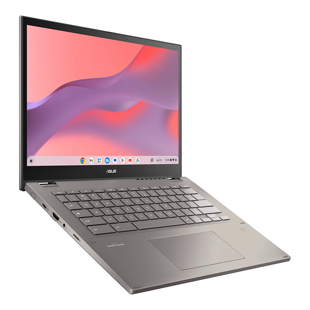 ASUS Chromebook CM34 Flip - 35.6 cm (14") - Touchscreen - AMD Ryzen™ 3 7320C - 8 GB LPDDR5-SDRAM - 128 GB SSD - Wi-Fi 6 - ChromeOS - Grey - Image 14