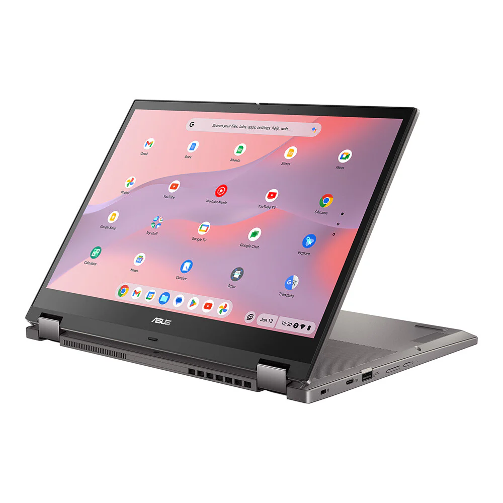 ASUS Chromebook CM34 Flip - 35.6 cm (14") - Touchscreen - AMD Ryzen™ 3 7320C - 8 GB LPDDR5-SDRAM - 128 GB SSD - Wi-Fi 6 - ChromeOS - Grey - Image 18