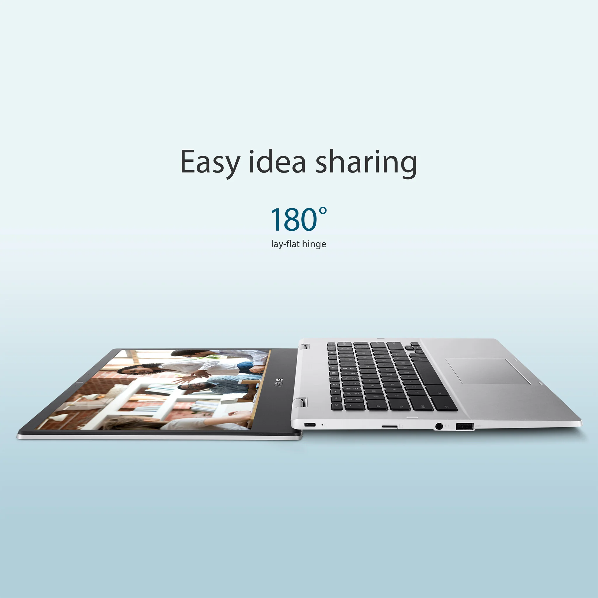 ASUS Chromebook CX1400CKA-EK0078- 35.6 cm (14") - 64 GB - 4 GB - Wi-Fi 6 - ChromeOS - Silver - Image 8