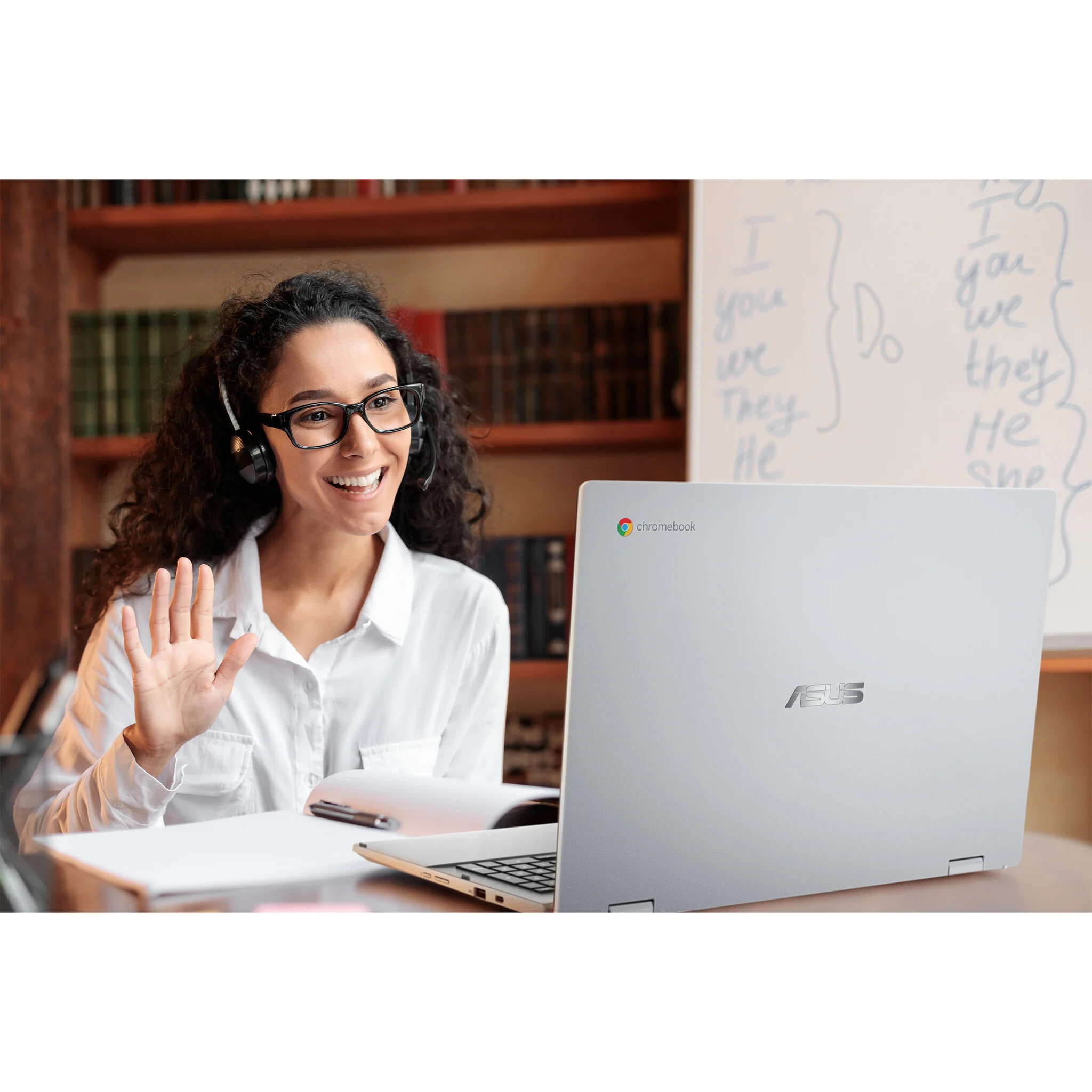 ASUS Chromebook - 39.6 cm (15.6") - Intel® Pentium® Silver N6000 - 4 GB LPDDR4x-SDRAM - 64 GB eMMC - Wi-Fi 6 - ChromeOS - Silver - Image 11