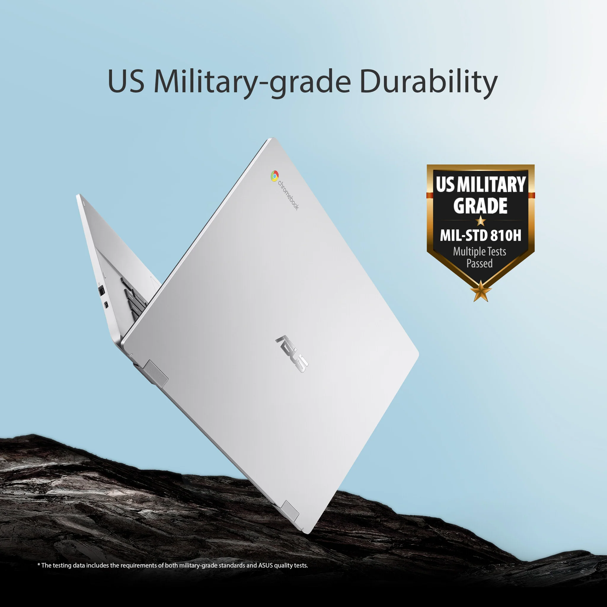 ASUS Chromebook - 39.6 cm (15.6") - Intel® Pentium® Silver N6000 - 4 GB LPDDR4x-SDRAM - 64 GB eMMC - Wi-Fi 6 - ChromeOS - Silver - Image 6