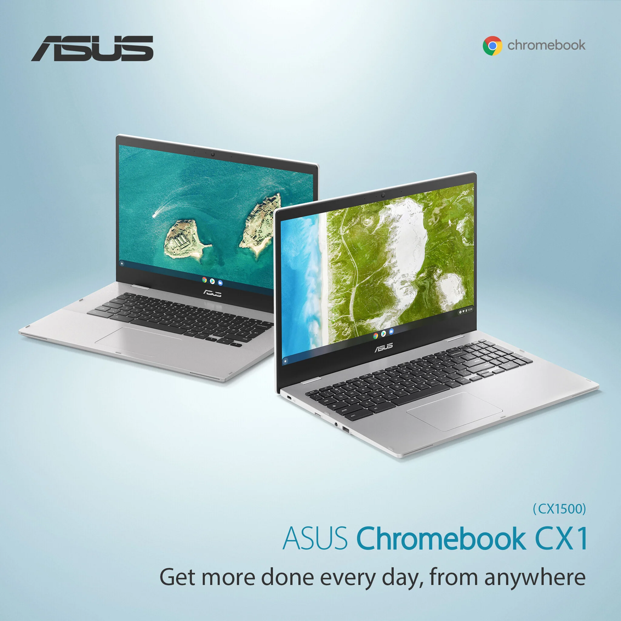 ASUS Chromebook - 39.6 cm (15.6") - Intel® Pentium® Silver N6000 - 4 GB LPDDR4x-SDRAM - 64 GB eMMC - Wi-Fi 6 - ChromeOS - Silver - Image 9