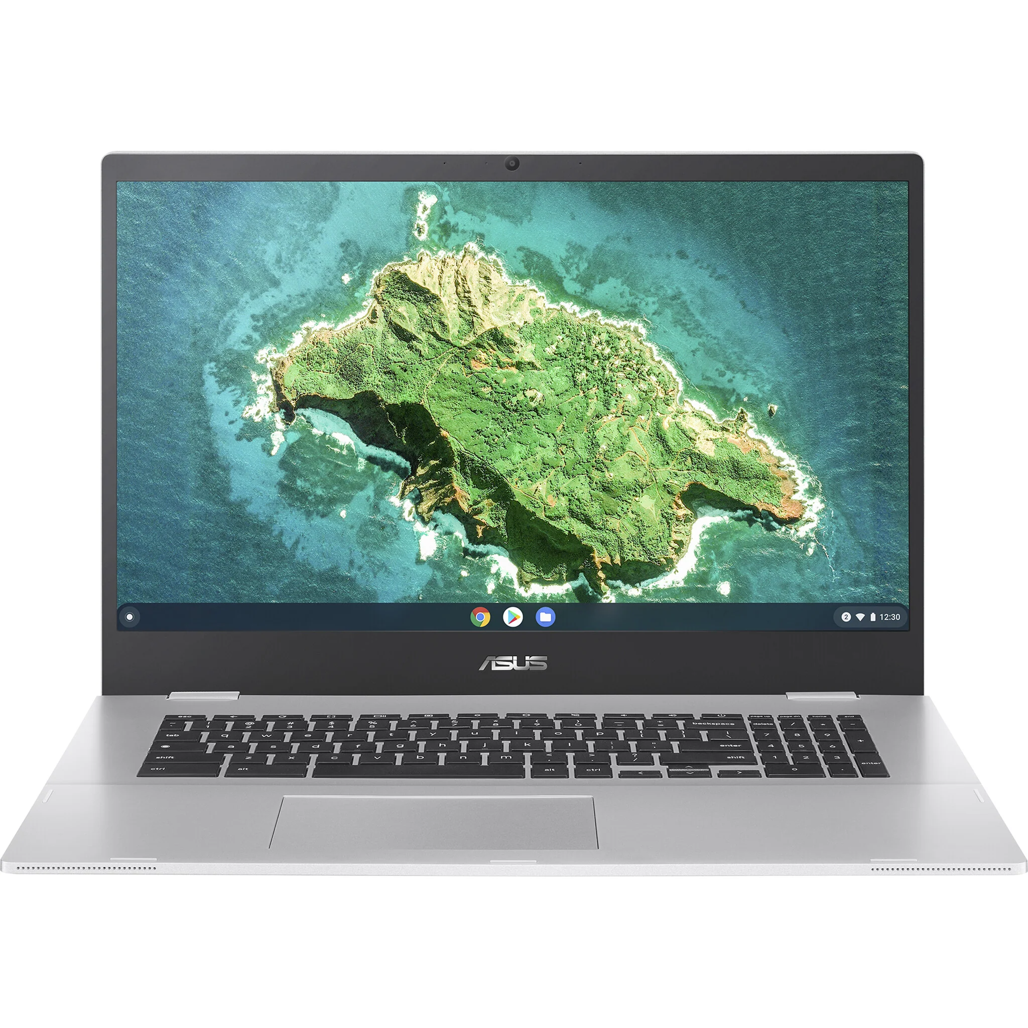 ASUS Chromebook - 43.9 cm (17.3") - Intel® Pentium® Silver N6000 - 4 GB LPDDR4x-SDRAM - 128 GB eMMC - Wi-Fi 6 - ChromeOS - Silver