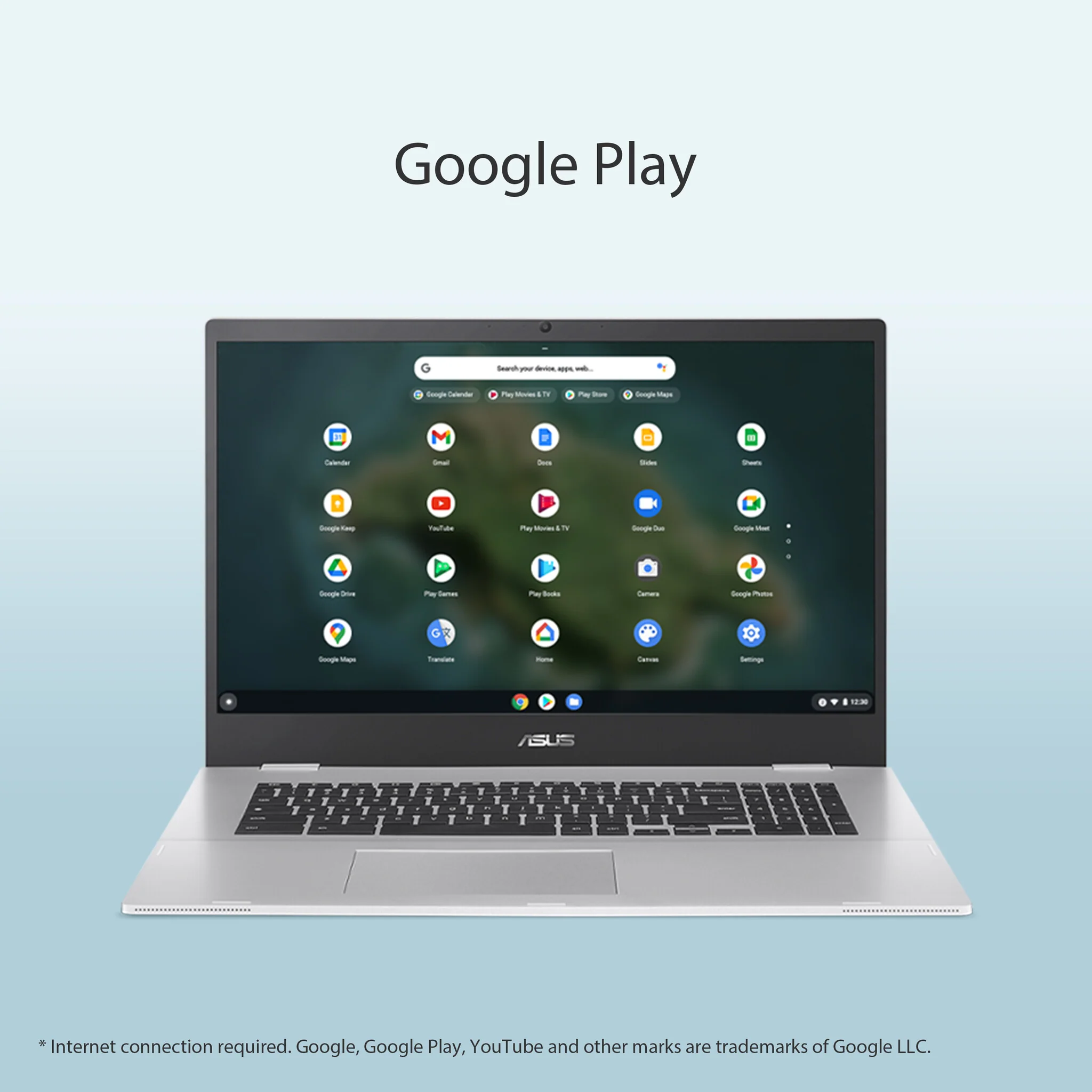 ASUS Chromebook - 43.9 cm (17.3") - Intel® Pentium® Silver N6000 - 4 GB LPDDR4x-SDRAM - 128 GB eMMC - Wi-Fi 6 - ChromeOS - Silver - Image 11