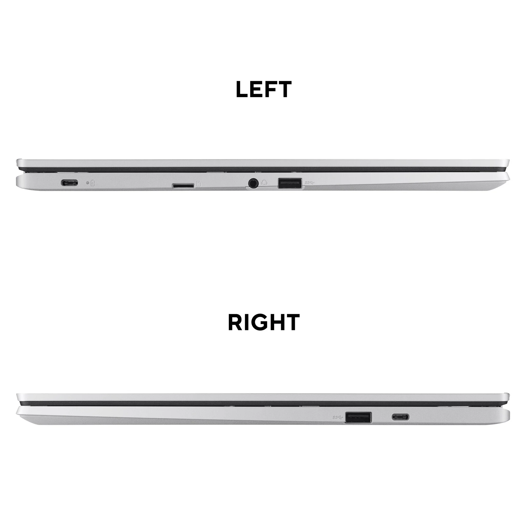 ASUS Chromebook - 43.9 cm (17.3") - Intel® Pentium® Silver N6000 - 4 GB LPDDR4x-SDRAM - 128 GB eMMC - Wi-Fi 6 - ChromeOS - Silver - Image 12