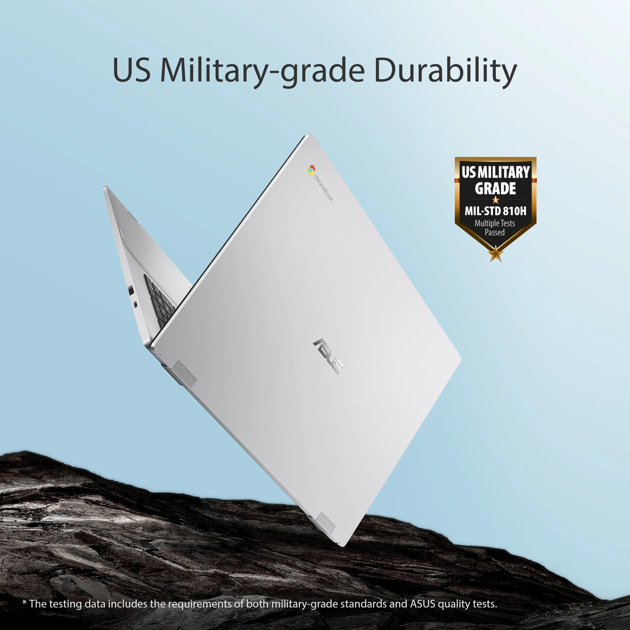 ASUS Chromebook - 43.9 cm (17.3") - Intel® Pentium® Silver N6000 - 4 GB LPDDR4x-SDRAM - 128 GB eMMC - Wi-Fi 6 - ChromeOS - Silver - Image 6