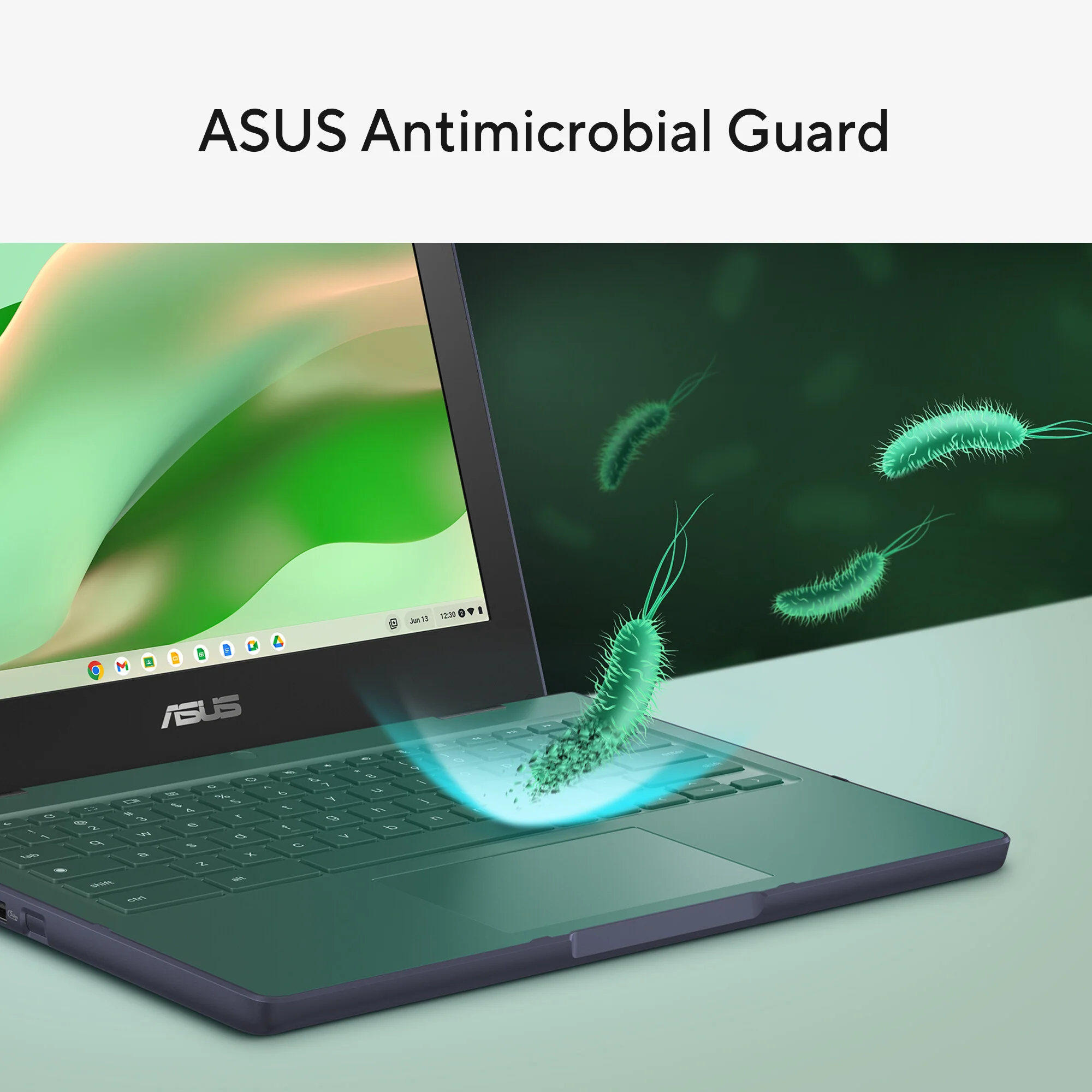 ASUS Chromebook Laptop - 29.5 cm (11.6") - ARM Cortex 520 - 4 GB LPDDR4x-SDRAM - 64 GB eMMC - Wi-Fi 6 - ChromeOS - Grey - Image 14