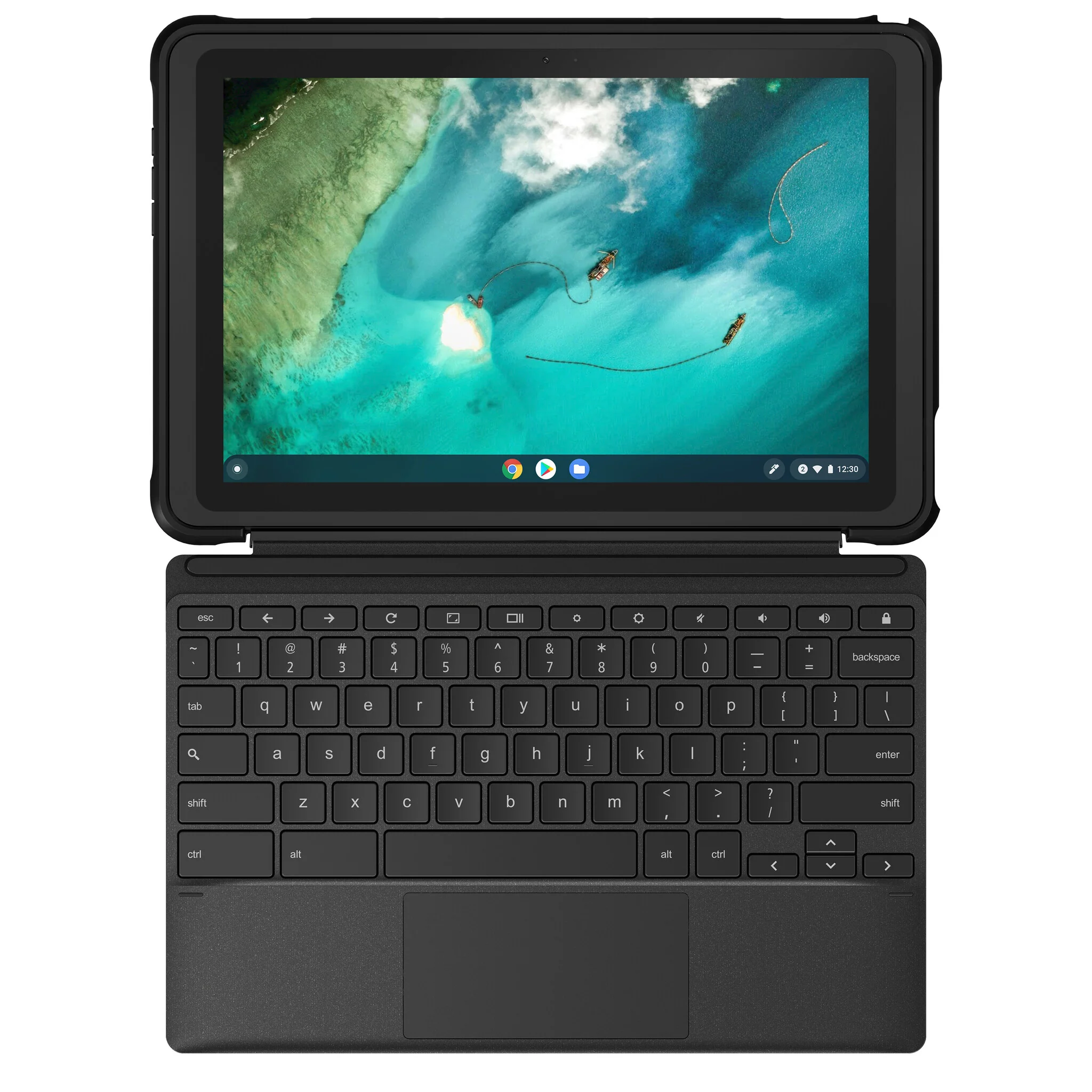 ASUS Chromebook Detachable CZ1 - 25.6 cm (10.1") - Touchscreen - MediaTek MT8183 - 4 GB LPDDR4x-SDRAM - 128 GB eMMC - Wi-Fi 5 - ChromeOS - Black - Image 3