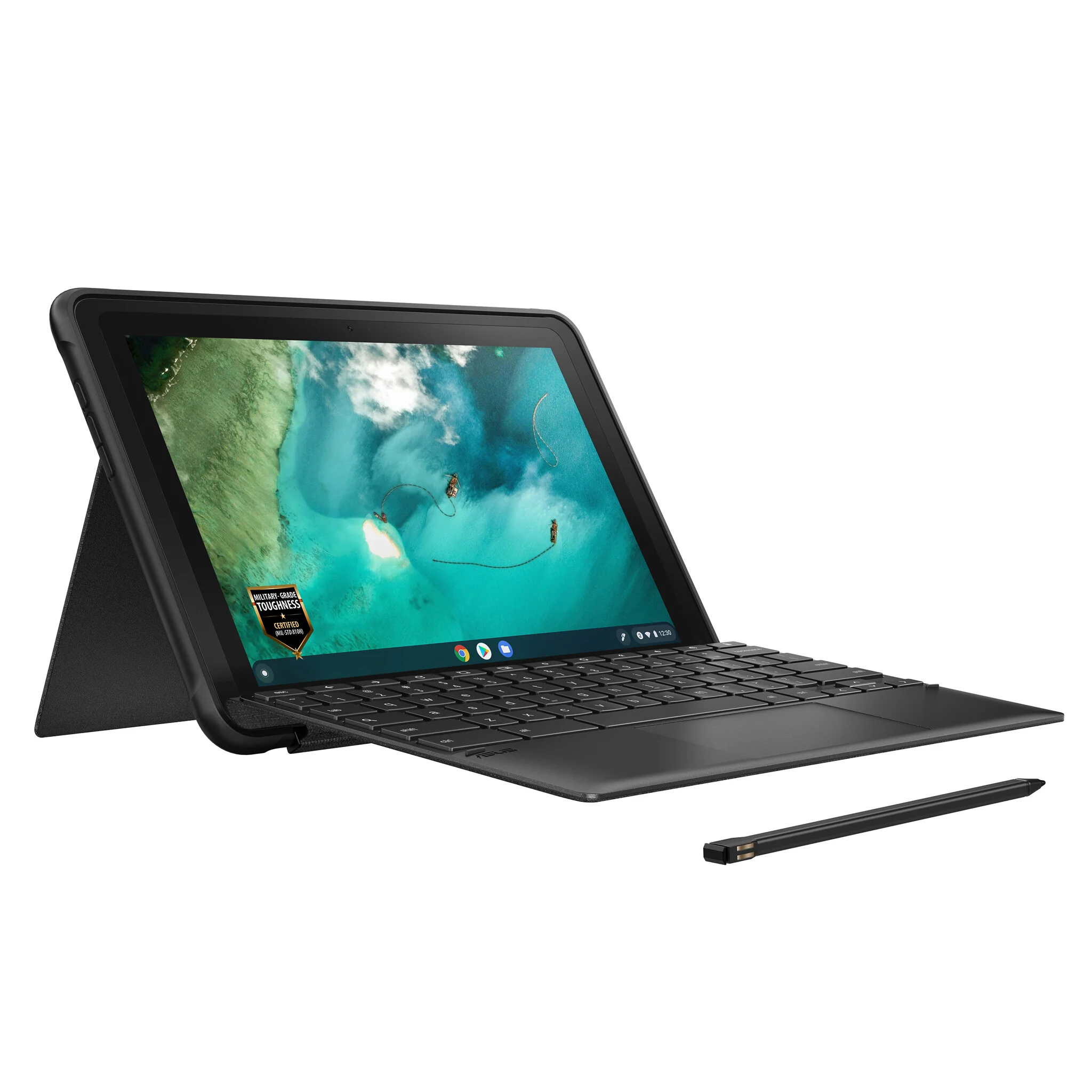 ASUS Chromebook Detachable CZ1 - 25.6 cm (10.1") - Touchscreen - MediaTek MT8183 - 4 GB LPDDR4x-SDRAM - 128 GB eMMC - Wi-Fi 5 - ChromeOS - Black - Image 4