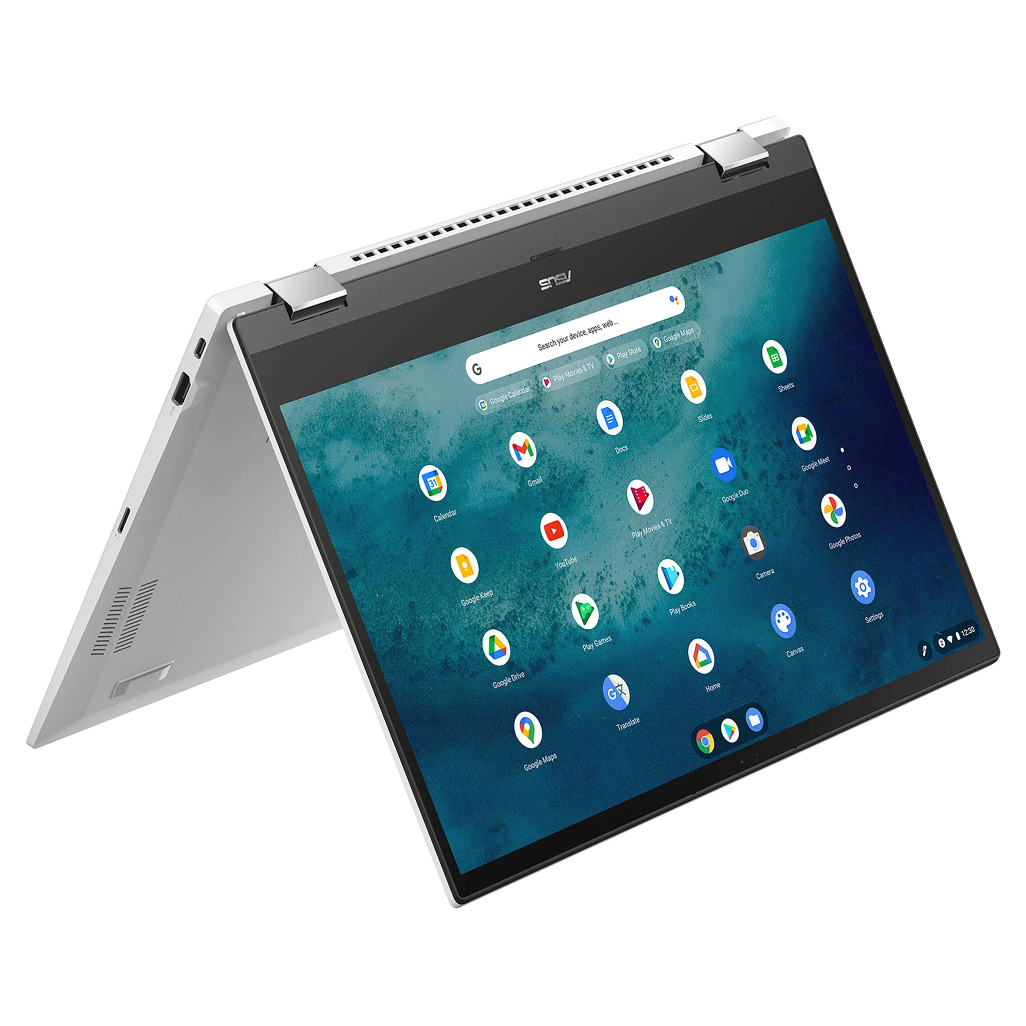 ASUS Chromebook Enterprise Flip CB5 - 39.6 cm (15.6") - Touchscreen - Intel® Core™ i5-1135G7 - 16 GB LPDDR4x-SDRAM - 256 GB SSD - Wi-Fi 6 - ChromeOS - White - Image 9