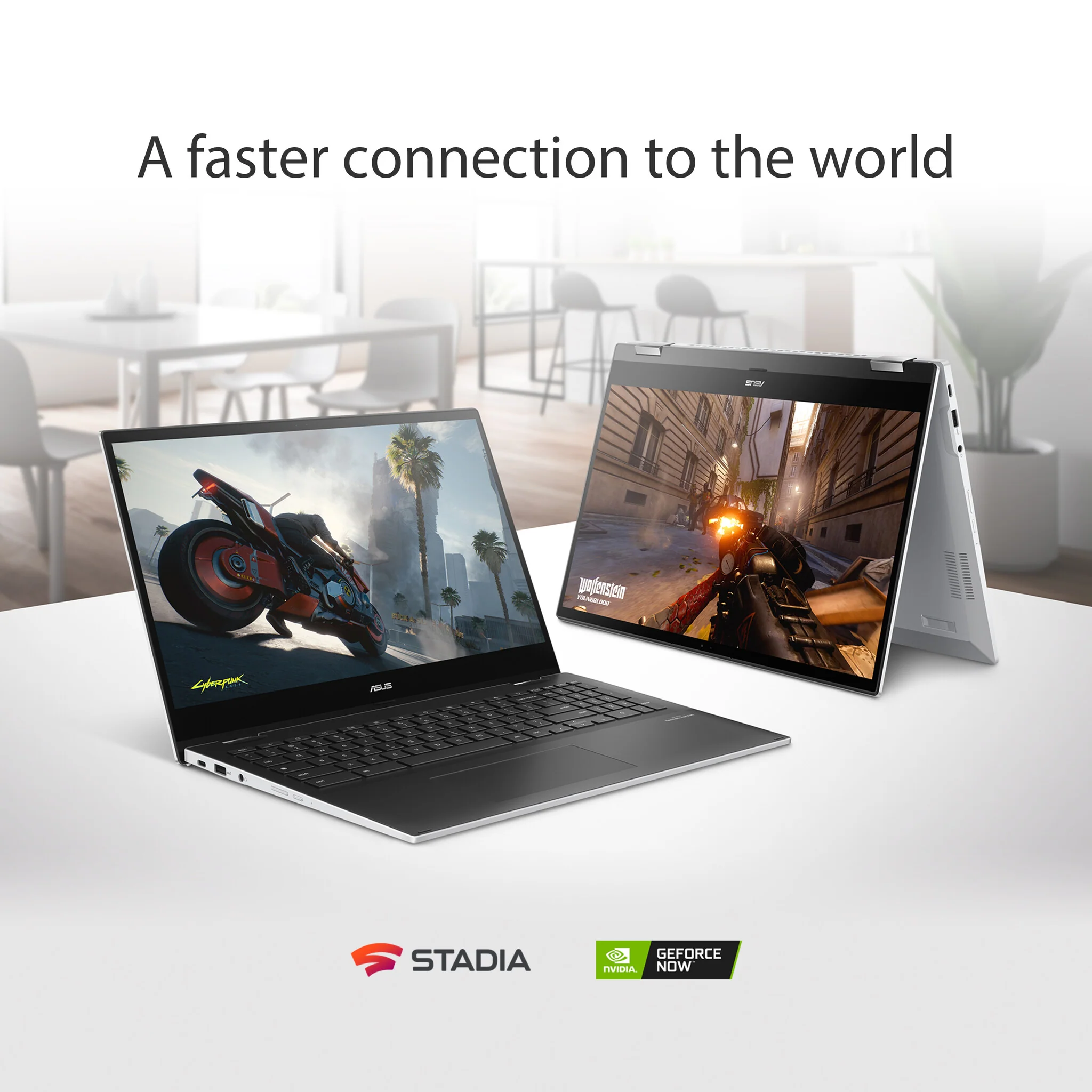 ASUS Chromebook Flip - 39.6 cm (15.6") - Touchscreen - Intel® Core™ i5-1135G7 - 8 GB LPDDR4x-SDRAM - 256 GB SSD - Wi-Fi 6 - ChromeOS - White - Image 11