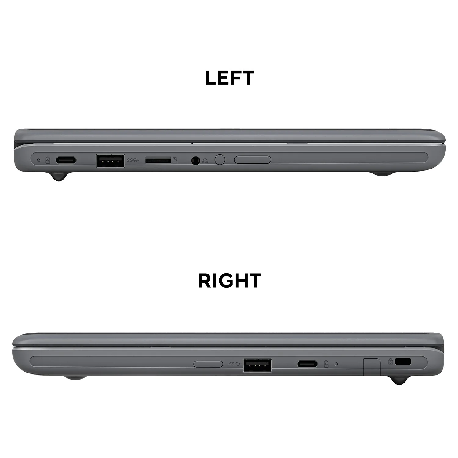 ASUS Chromebook Flip CR1 - 29.5 cm (11.6") - Touchscreen - Intel® Celeron® N N4500 - 4 GB LPDDR4x-SDRAM - 64 GB eMMC - Wi-Fi 6 - ChromeOS - Grey - Image 6