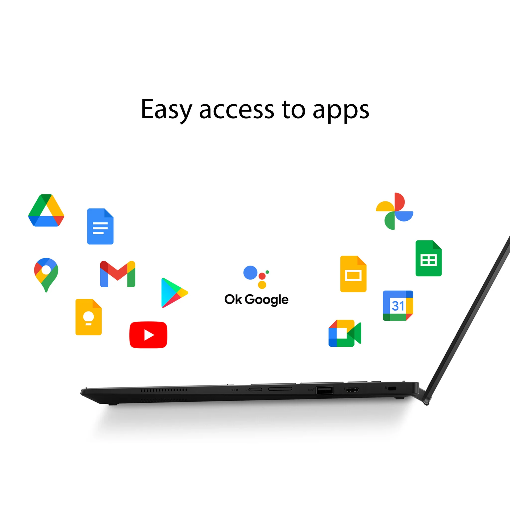 ASUS Chromebook Flip CX5 - 40.6 cm (16") - Touchscreen - Intel® Core™ i5-1235U - 8 GB LPDDR4x-SDRAM - 256 GB SSD - Wi-Fi 6E - ChromeOS - Grey - Image 11