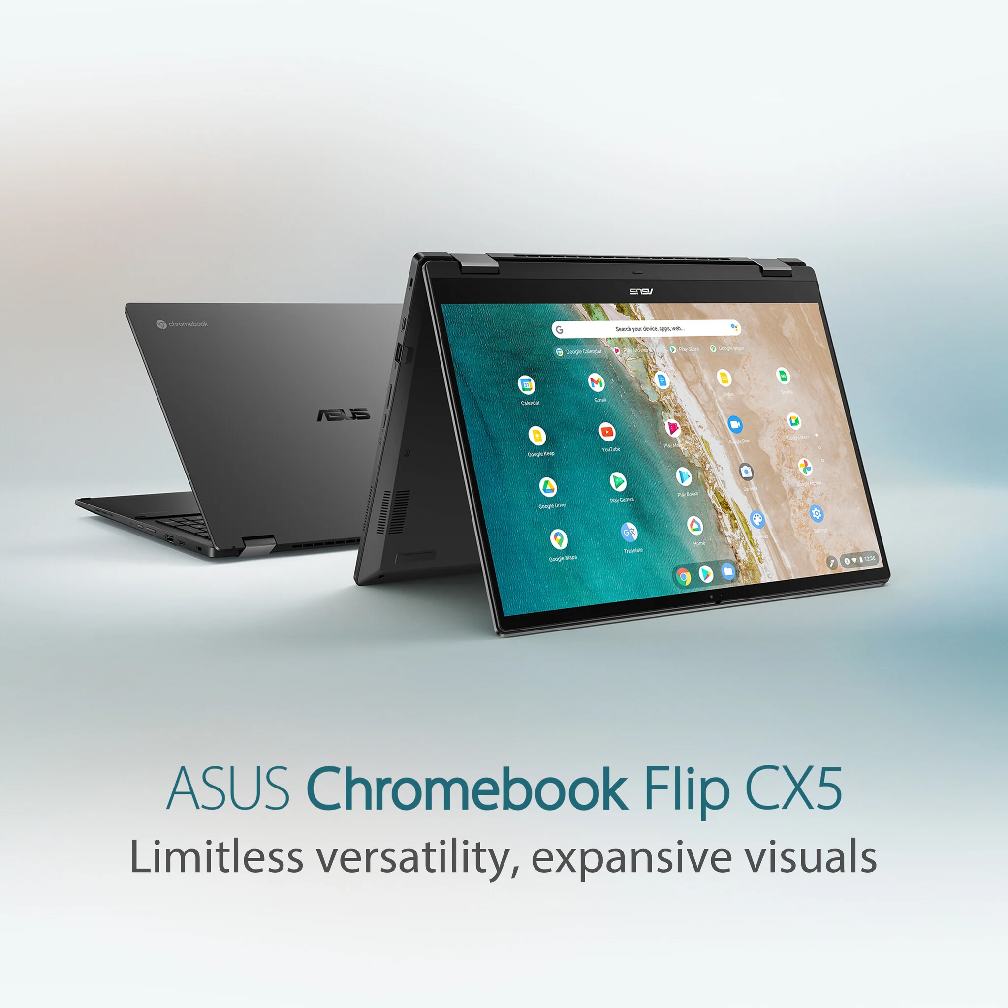 ASUS Chromebook Flip CX5 - 40.6 cm (16") - Touchscreen - Intel® Core™ i5-1235U - 8 GB LPDDR4x-SDRAM - 256 GB SSD - Wi-Fi 6E - ChromeOS - Grey - Image 5