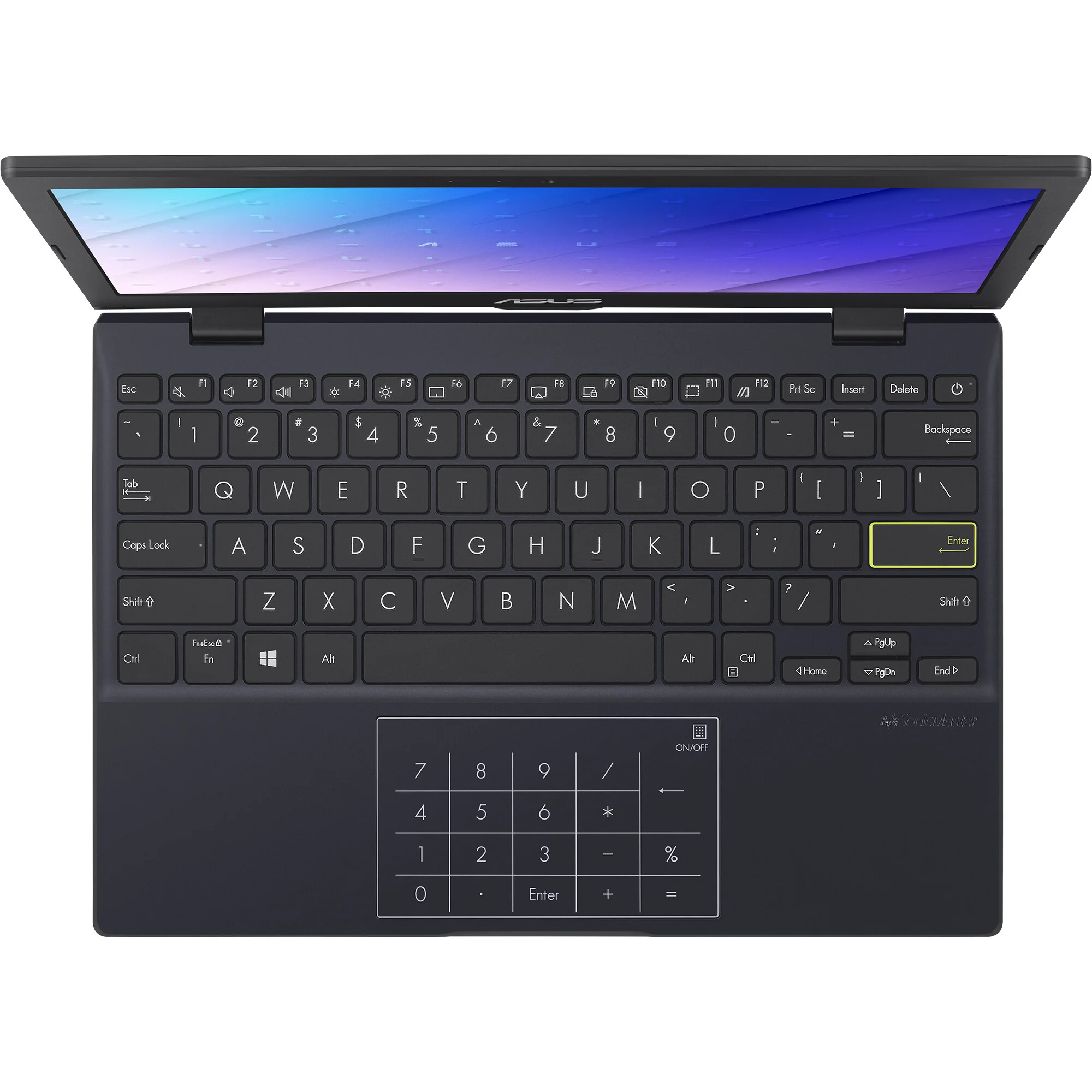 ASUS E210MA-GJ181TS Laptop - 29.5 cm (11.6") - Intel® Celeron® N4020 - 4 GB DDR4-SDRAM - 64 GB eMMC - Wi-Fi 5 - Windows 10 Home in S mode - Blue - Image 8