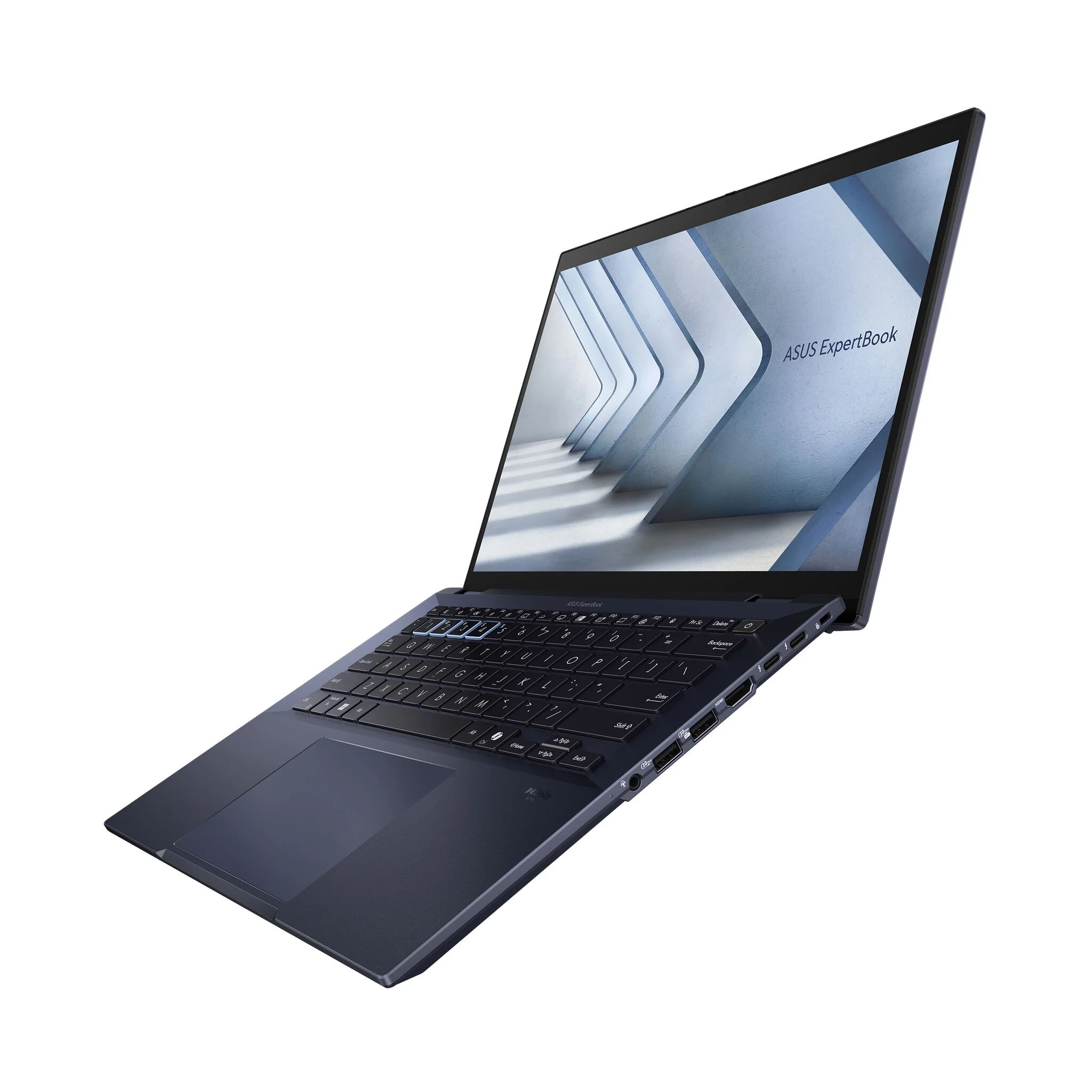 ASUS ExpertBook B5 Laptop - 35.6 cm (14") - Touchscreen - Intel Core Ultra 7 155U - 32 GB DDR5-SDRAM - 1 TB SSD - Wi-Fi 6E - Windows 11 Pro - Black - Image 9