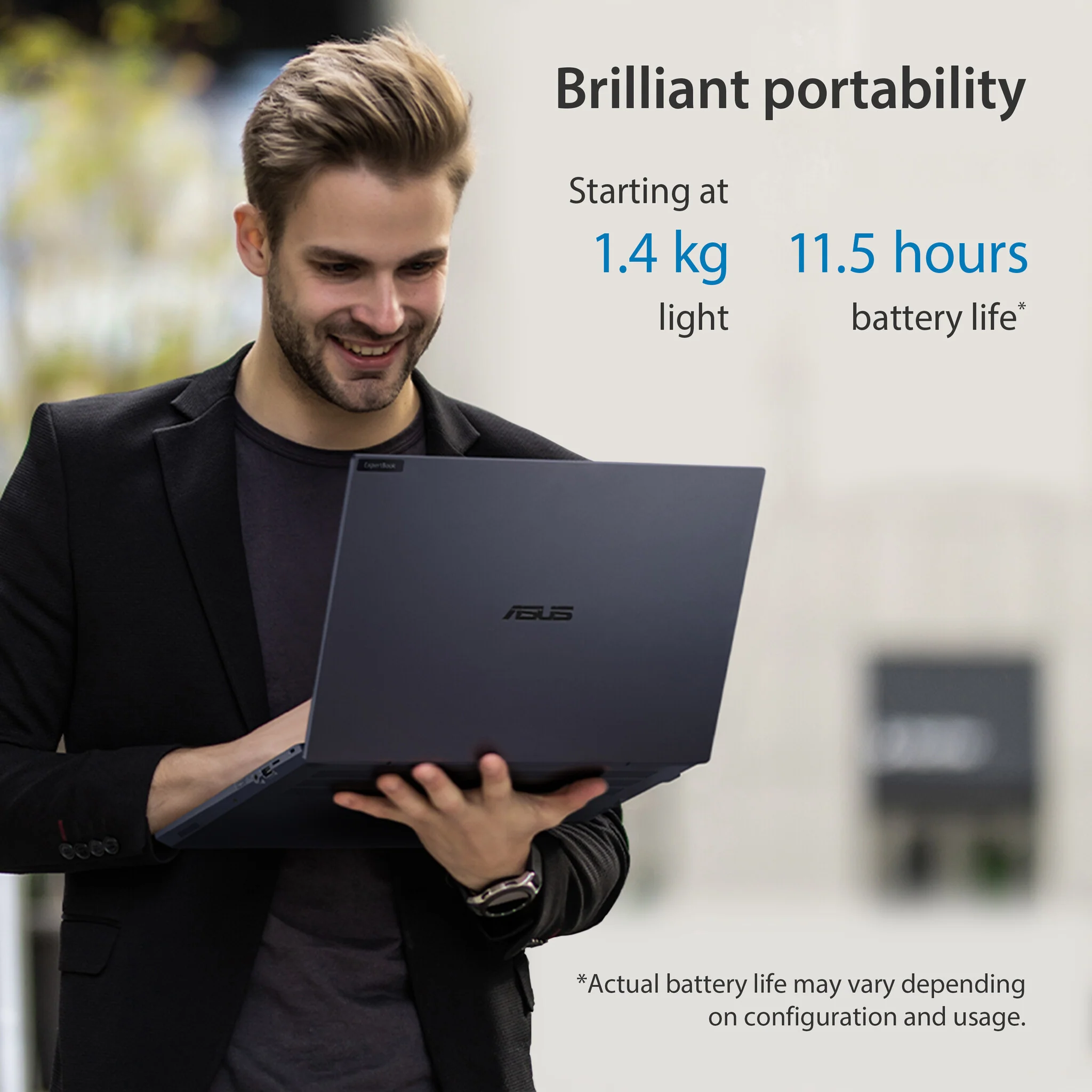 ASUS ExpertBook B5 OLED Laptop - 40.6 cm (16") - Intel® Core™ i5-1240P - 8 GB DDR5-SDRAM - 256 GB SSD - Wi-Fi 6E - Windows 11 Pro - Black - Image 12