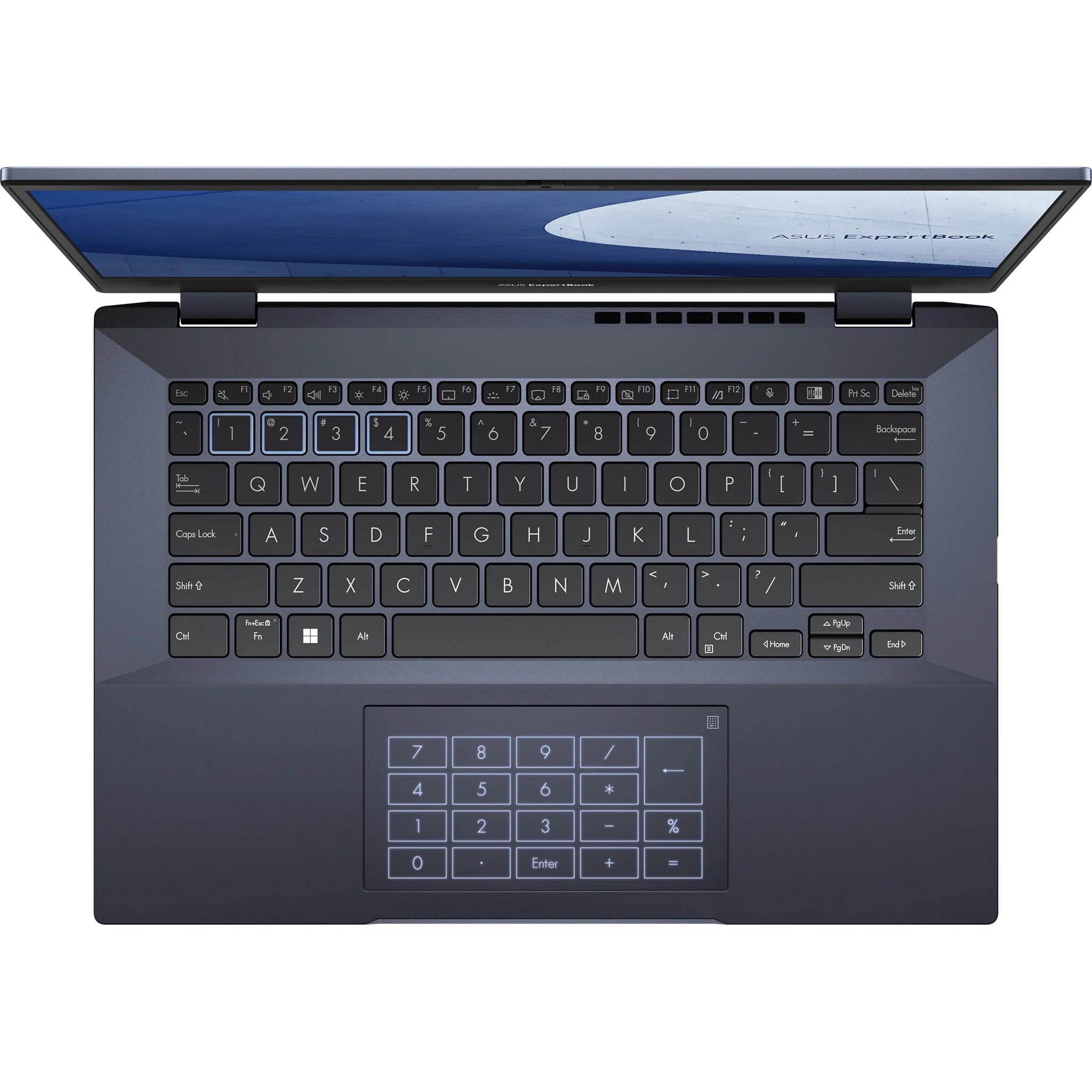 ASUS ExpertBook B5 OLED Laptop - 40.6 cm (16") - Intel® Core™ i5-1240P - 8 GB DDR5-SDRAM - 256 GB SSD - Wi-Fi 6E - Windows 11 Pro - Black - Image 4