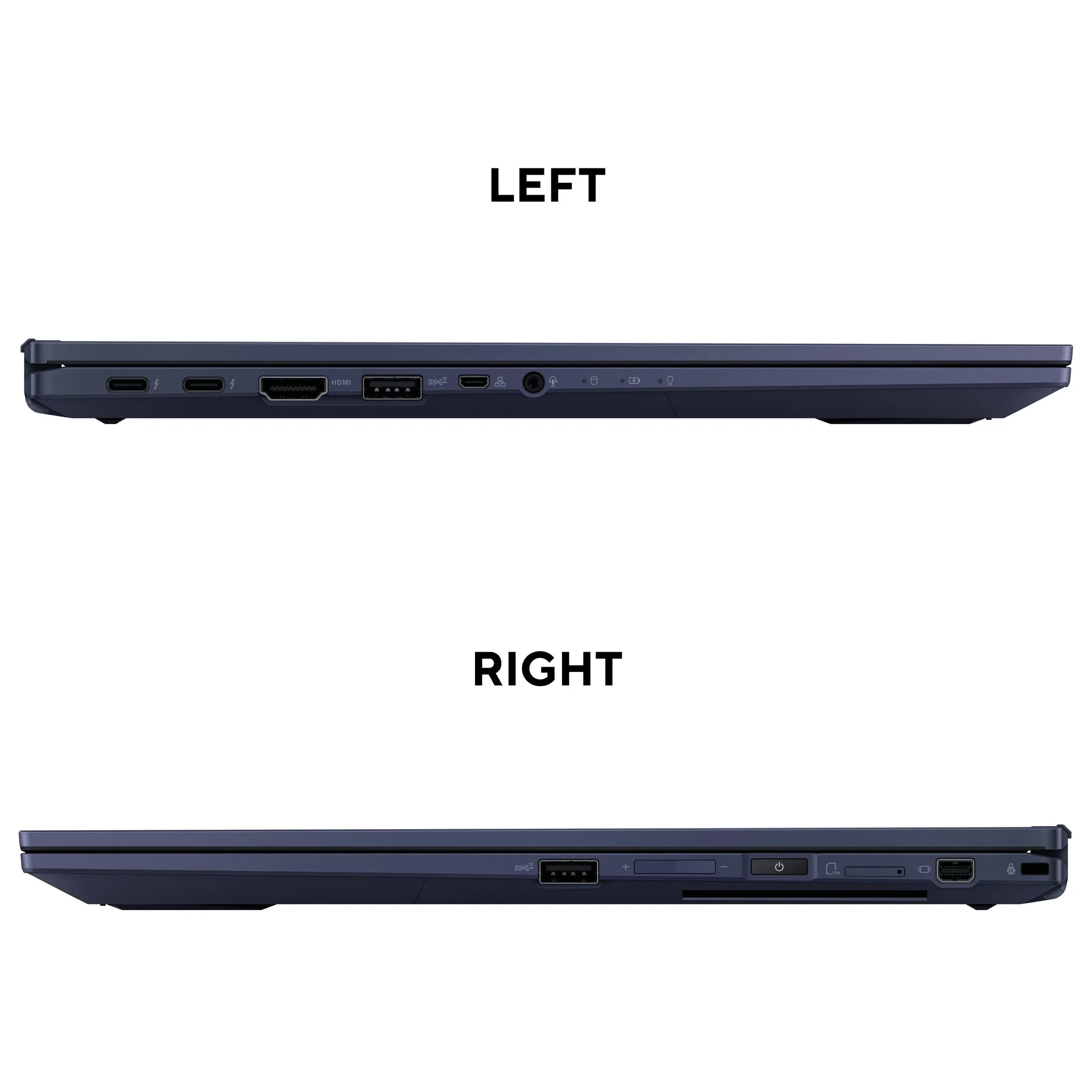 ASUS ExpertBook Hybrid (2-in-1) - 35.6 cm (14") - Touchscreen - Intel® Core™ i7-1195G7 - 16 GB DDR4-SDRAM - 512 GB SSD - Wi-Fi 6 - Windows 11 Pro - Black - Image 14