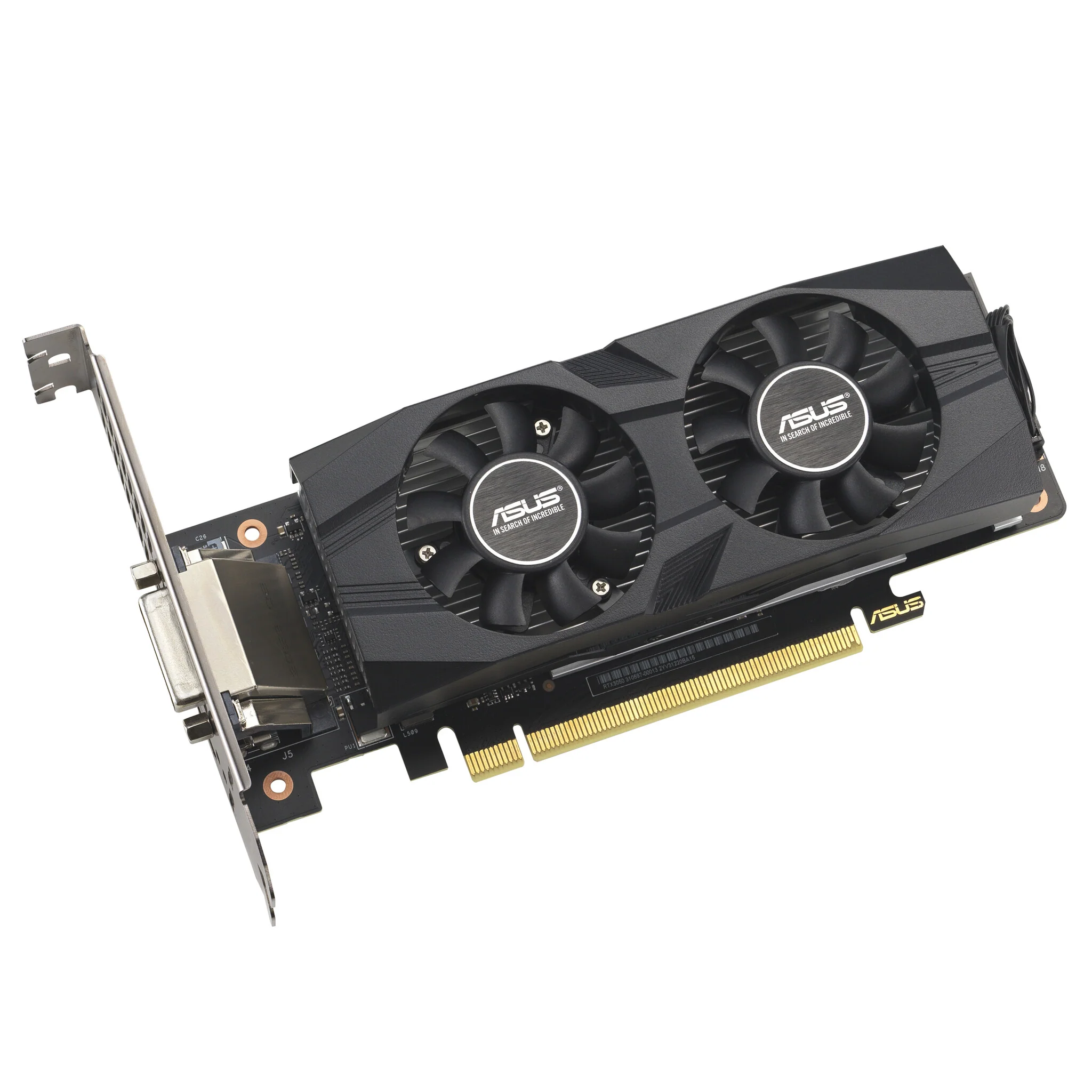ASUS Low Profile "BRK OC Edition" - NVIDIA 6 GB GDDR6 GeForce RTX 3050 graphics card