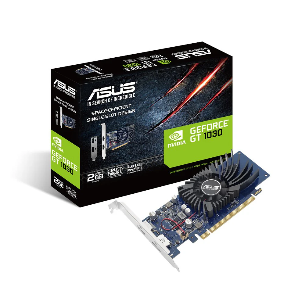 ASUS Low Profile - NVIDIA 2 GB GDDR5 GeForce GT 1030 graphics card - Image 2
