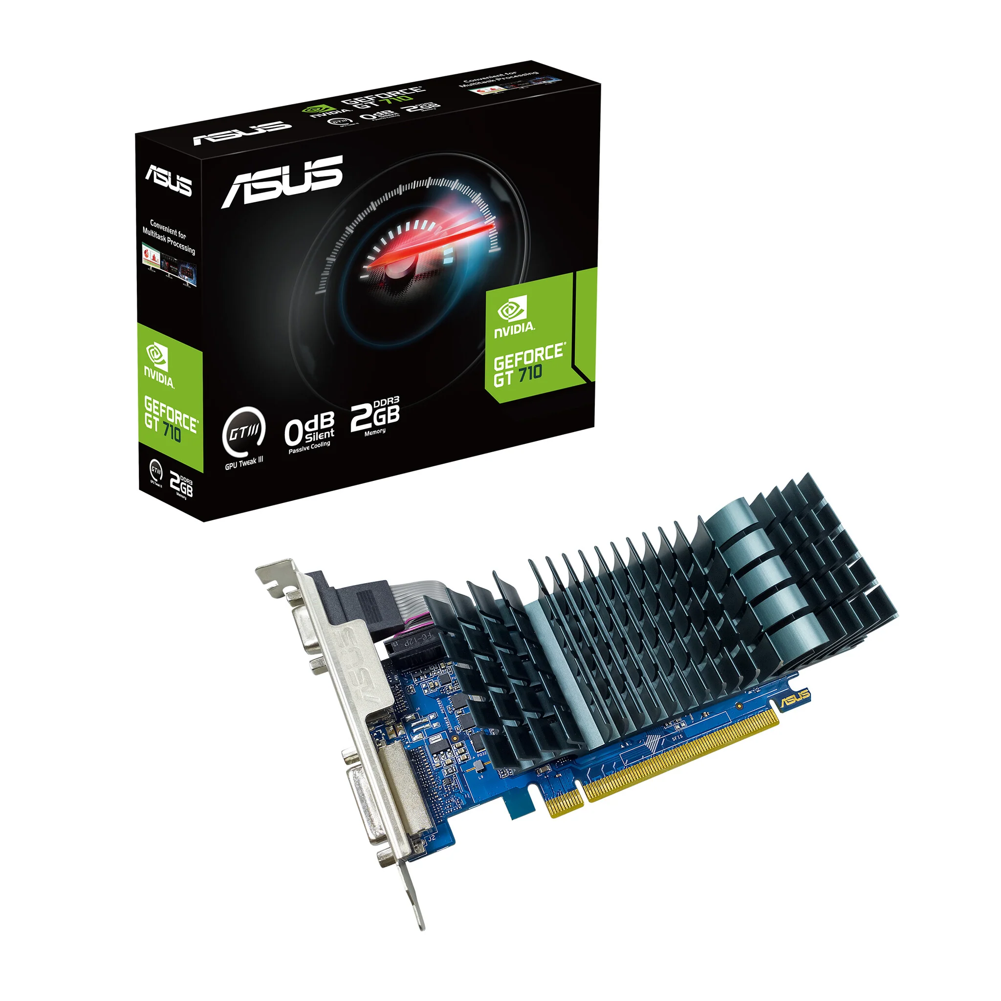 ASUS - NVIDIA 2 GB GDDR3 GeForce GT 710 graphics card - Image 5