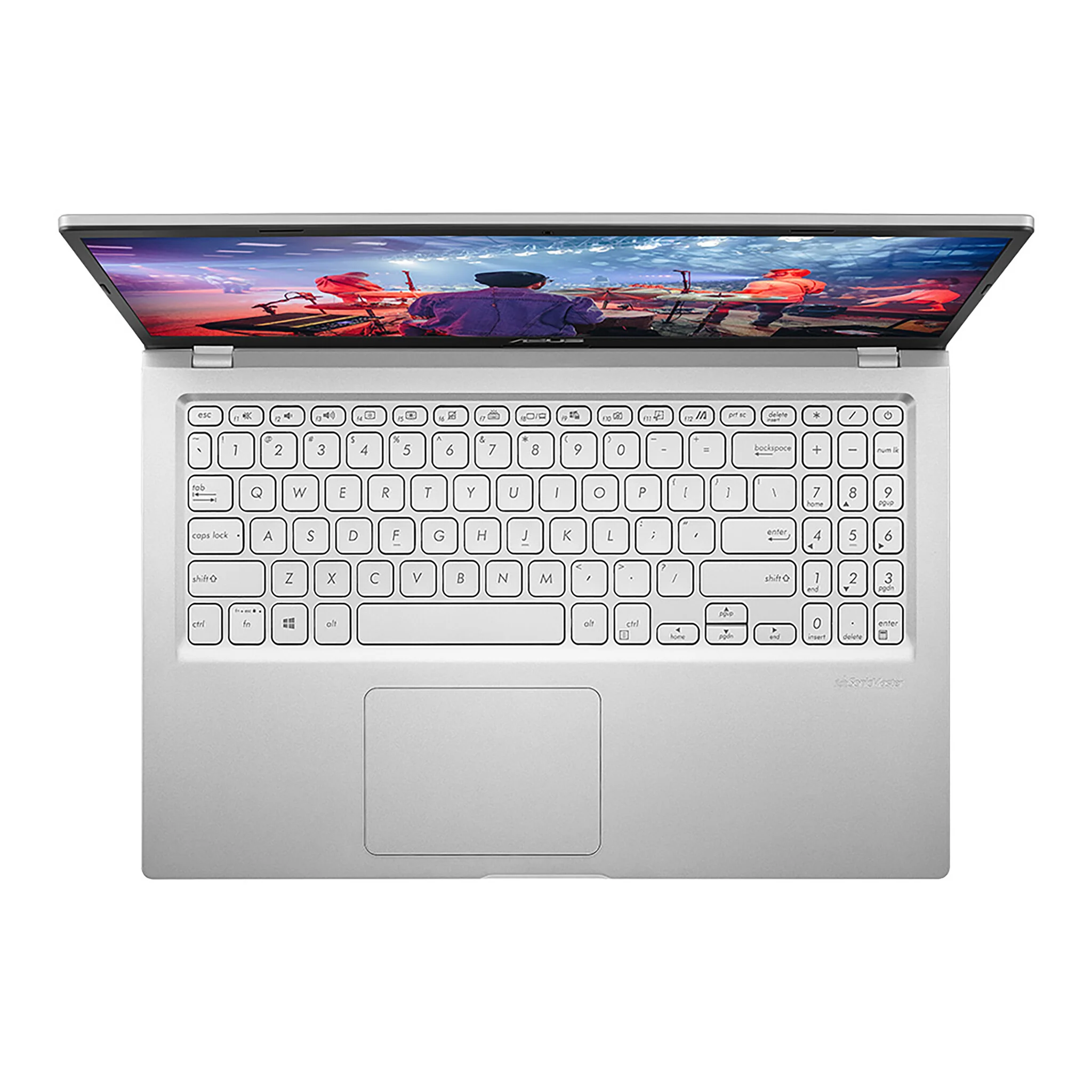 ASUS M515DA-EJ1298W Laptop - 39.6 cm (15.6") - AMD Ryzen™ 3 3250U - 4 GB DDR4-SDRAM - 256 GB SSD - Wi-Fi 5 - Windows 11 Home in S mode - Silver - Image 3