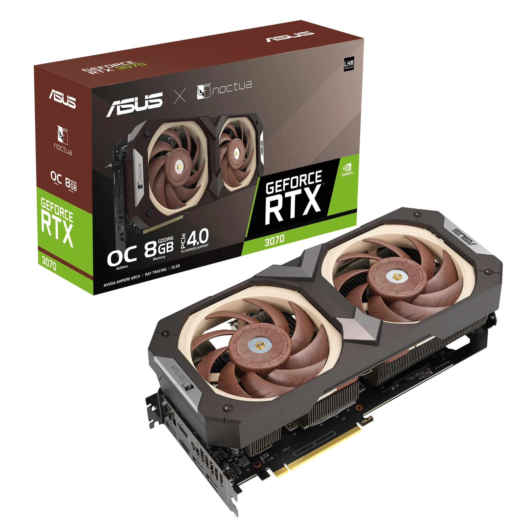 ASUS NOCTUA Edition - NVIDIA 8 GB GDDR6 GeForce RTX 3070 graphics card - Image 2