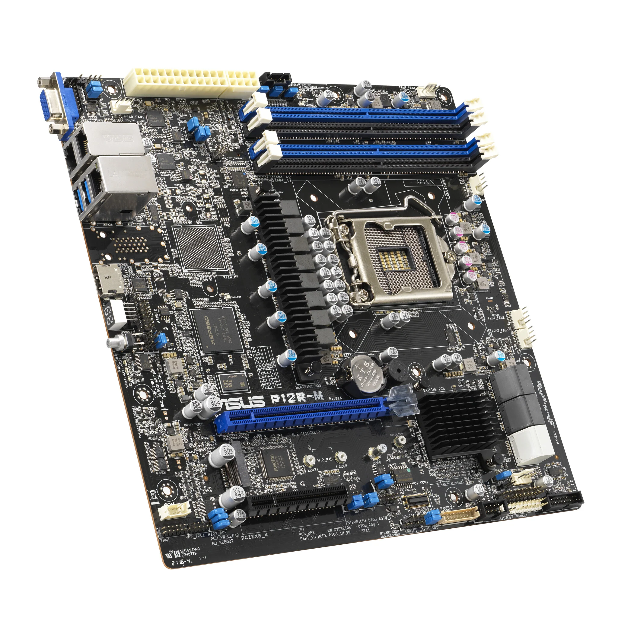 ASUS P12R-M micro ATX motherboard - Intel C252 LGA 1200 - Image 2