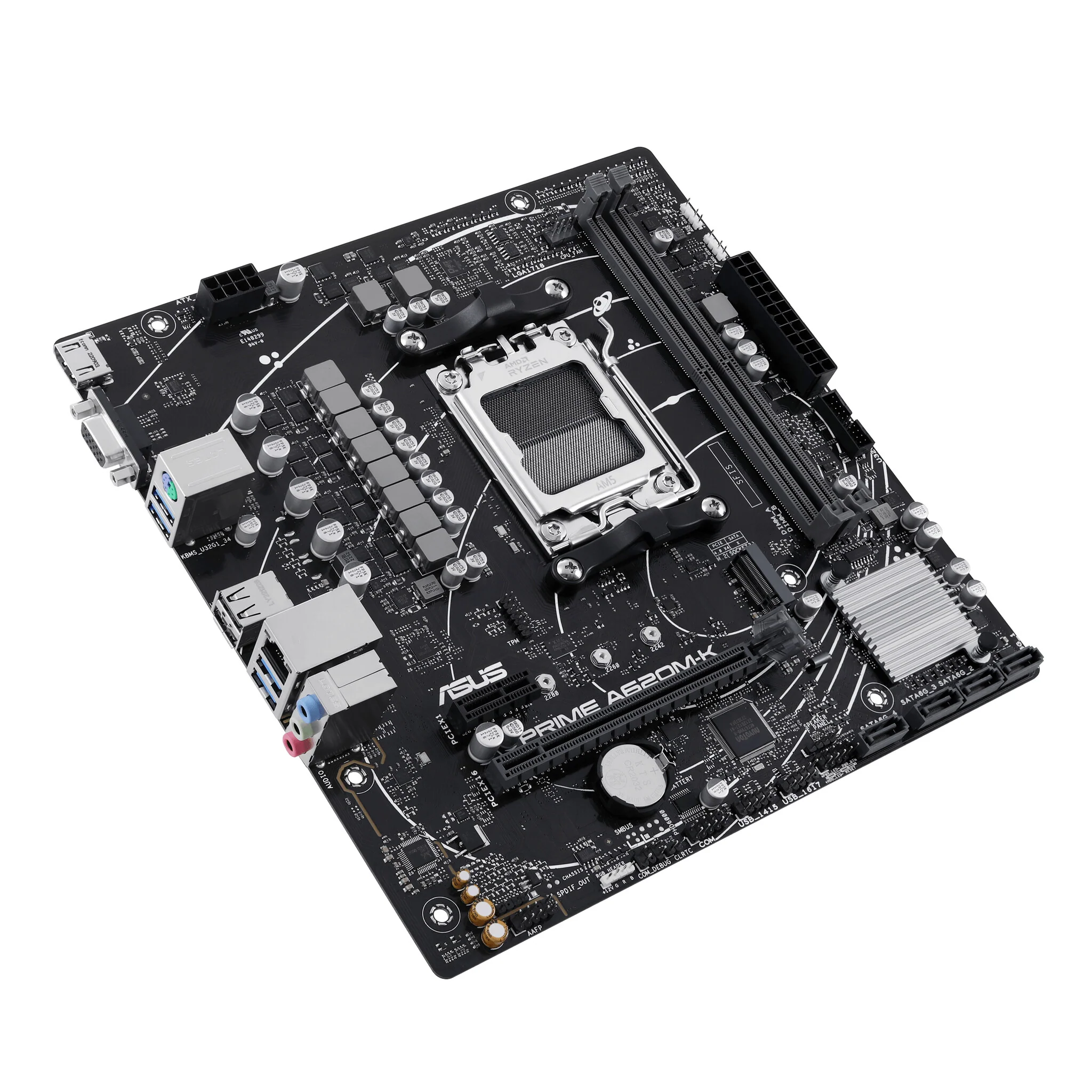 ASUS PRIME A620M-K micro ATX motherboard - AMD A620 Socket AM5 - Image 5
