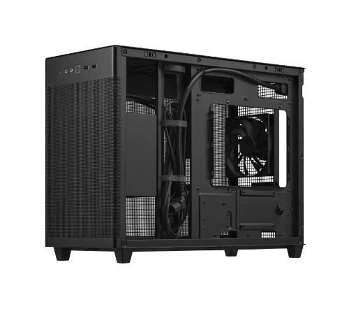 Asus Prime AP201 - MicroATX Mini Tower Case in Black - Image 4