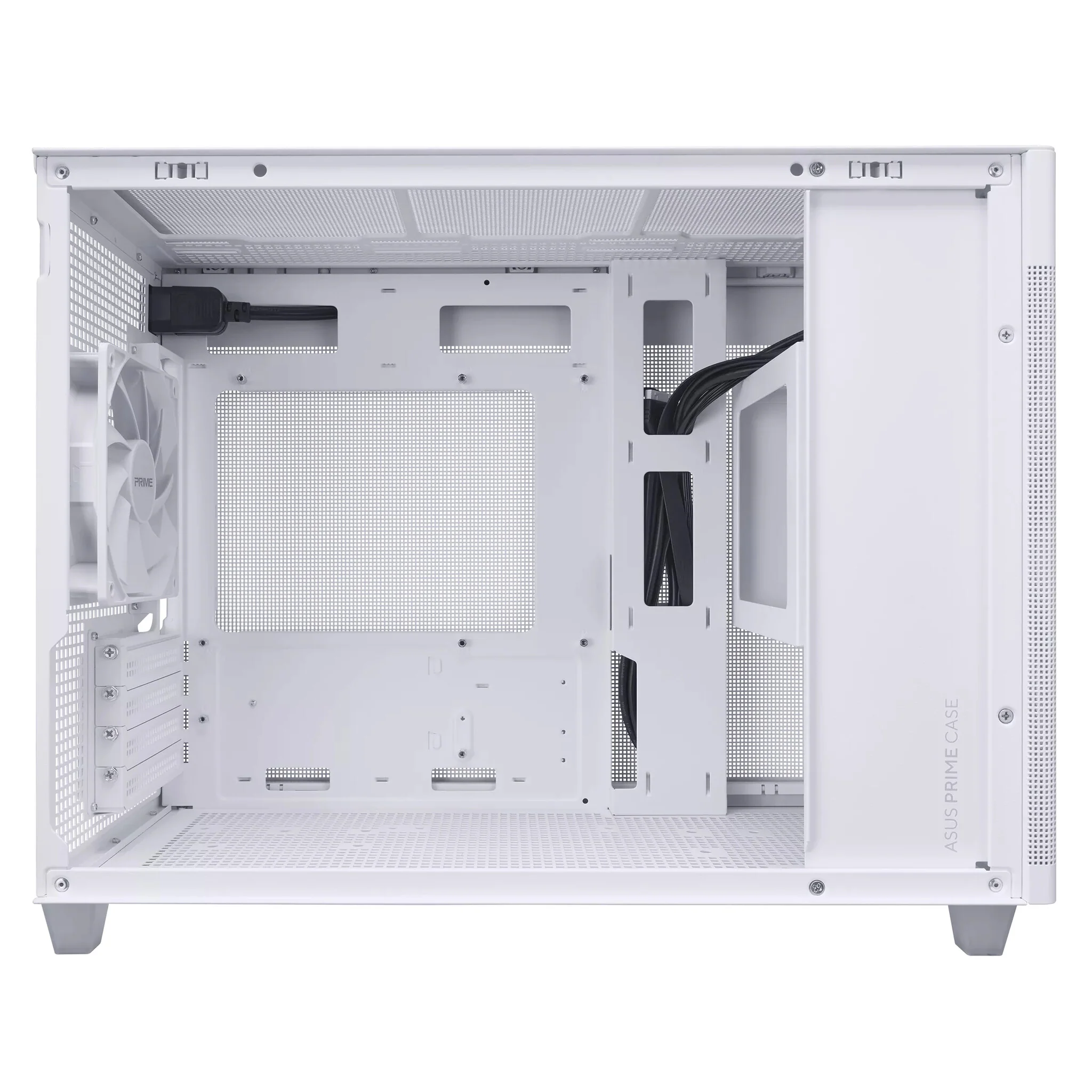 Asus Prime AP201 - MicroATX Mini Tower Case in White - Image 2
