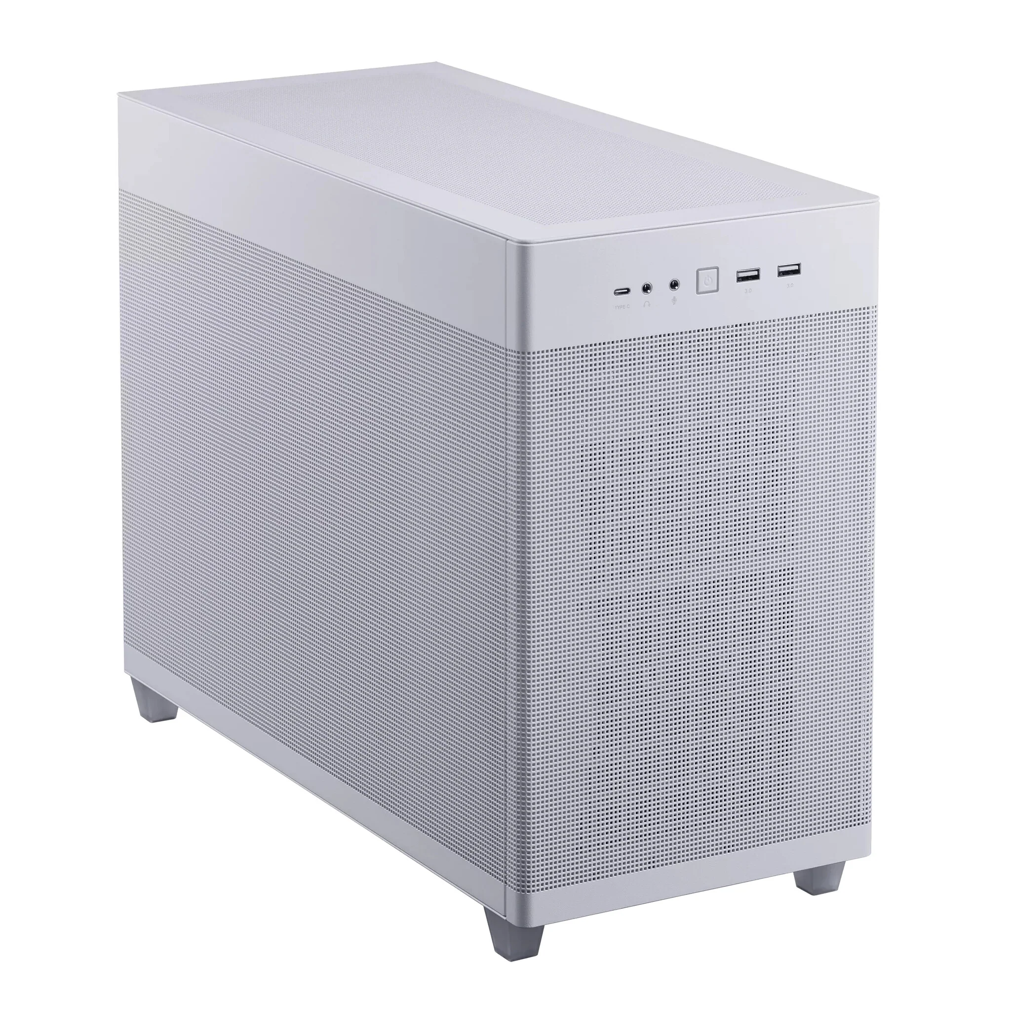 Asus Prime AP201 - MicroATX Mini Tower Case in White - Image 5