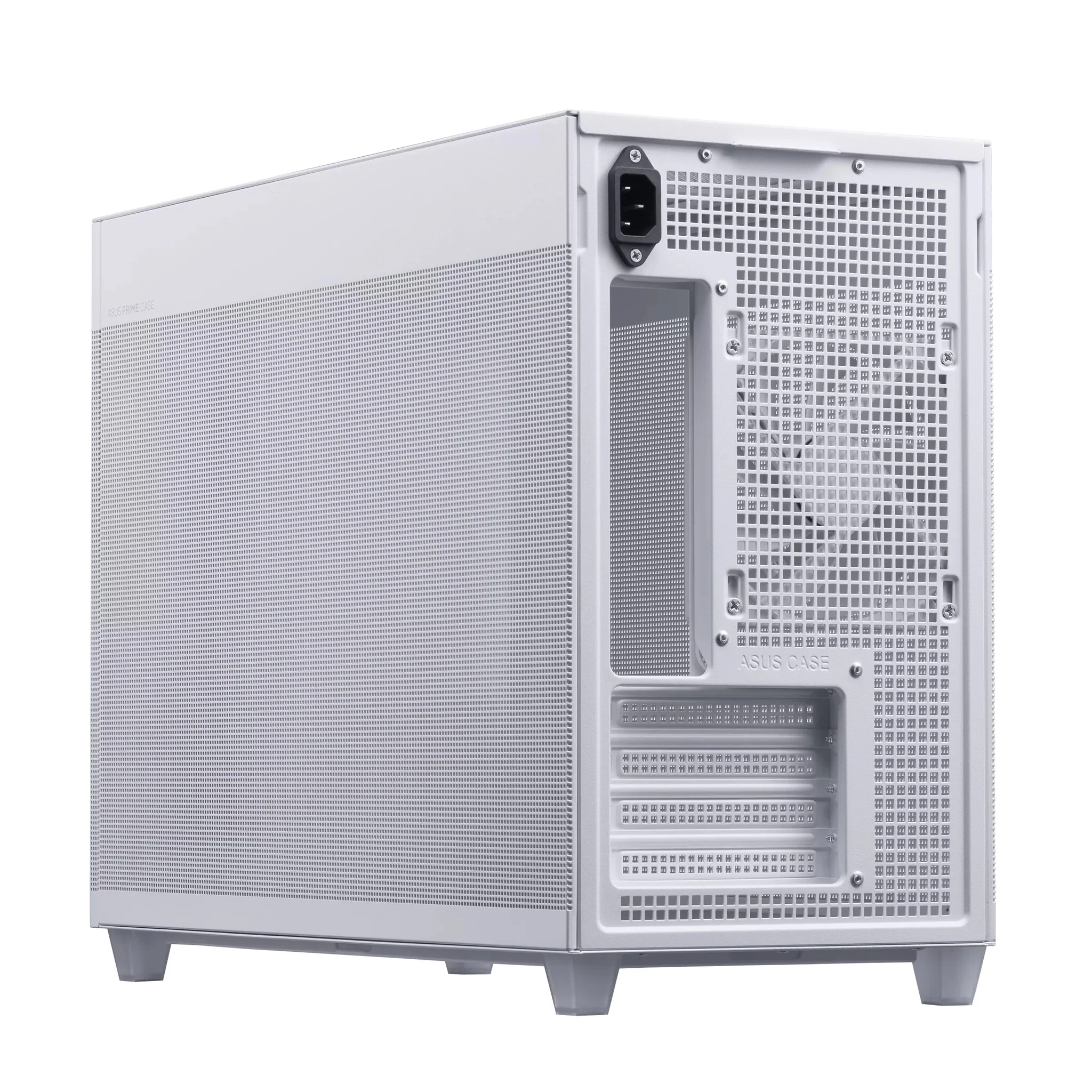 Asus Prime AP201 - MicroATX Mini Tower Case in White - Image 7