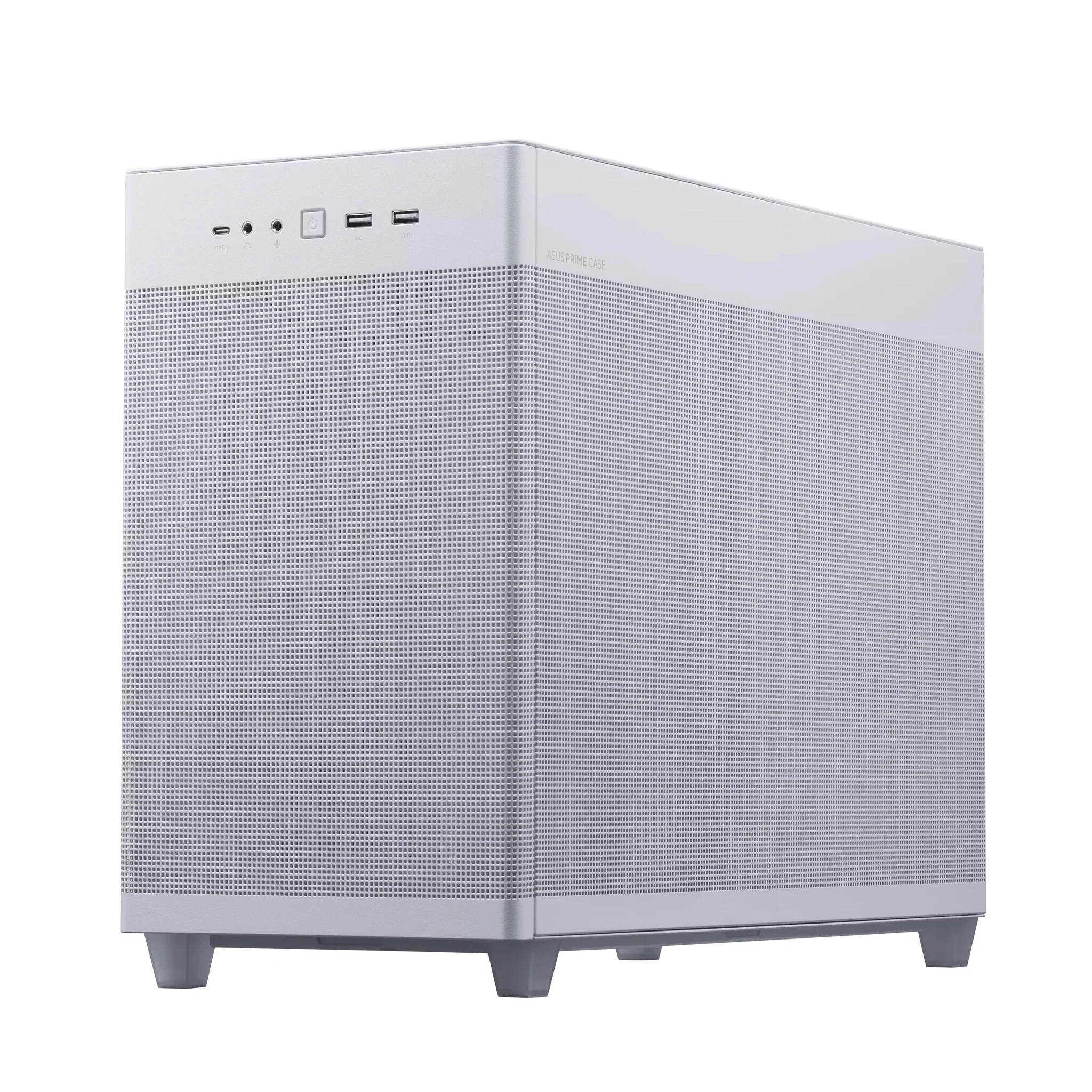 Asus Prime AP201 - MicroATX Mini Tower Case in White - Image 8