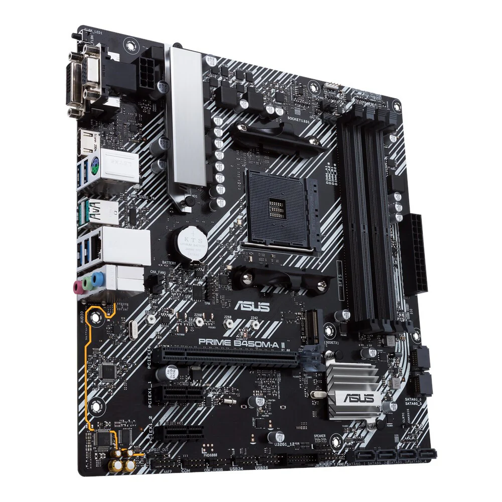 ASUS PRIME B450M-A II micro ATX motherboard - AMD B450 Socket AM4 - Image 5