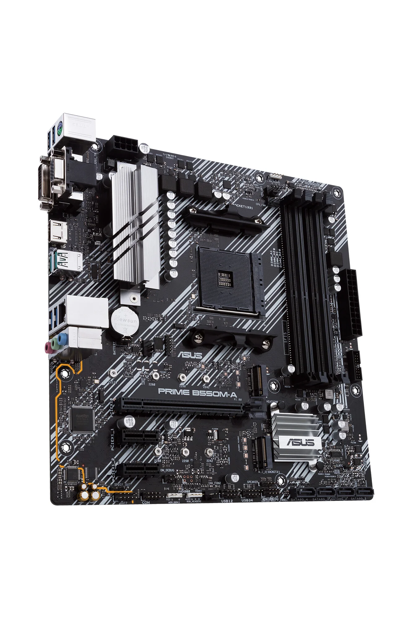 ASUS Prime B550M-A/CSM micro ATX motherboard- AMD B550 Socket AM4 - Image 2