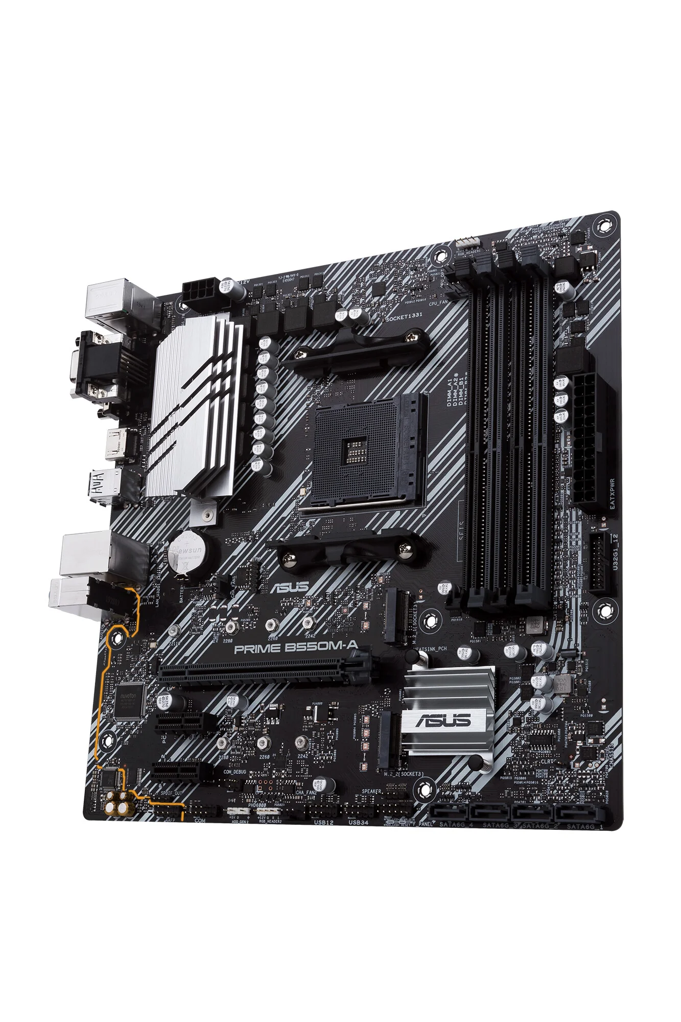 ASUS Prime B550M-A/CSM micro ATX motherboard- AMD B550 Socket AM4 - Image 3