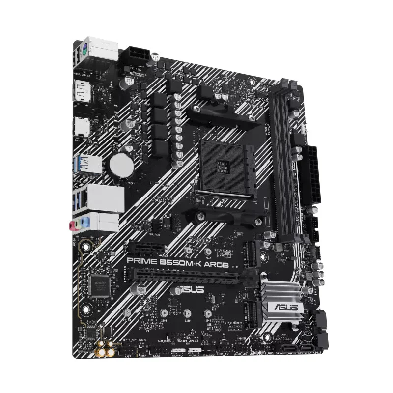 ASUS PRIME B550M-K ARGB micro ATX motherboard - AMD B550 Socket AM4 - Image 4