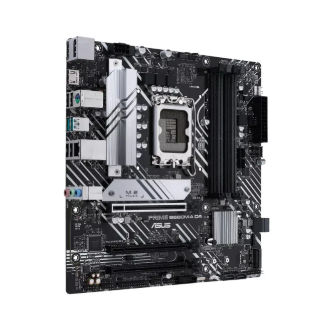 ASUS PRIME B660M-A D4-CSM micro ATX motherboard - Intel B660 LGA 1700 - Image 2