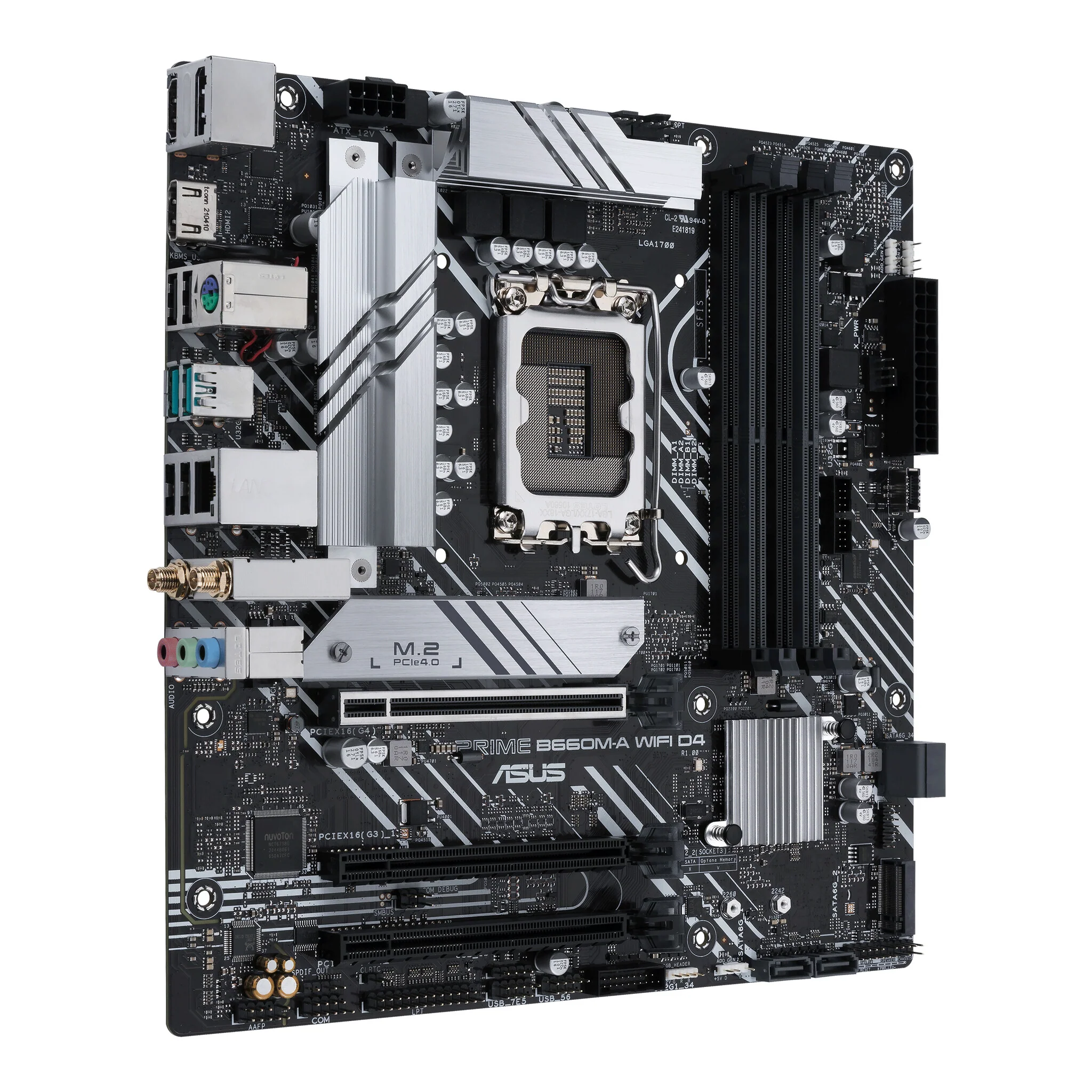ASUS PRIME B660M-A WIFI D4 micro ATX Motherboard - Intel B660 LGA 1700 - Image 2