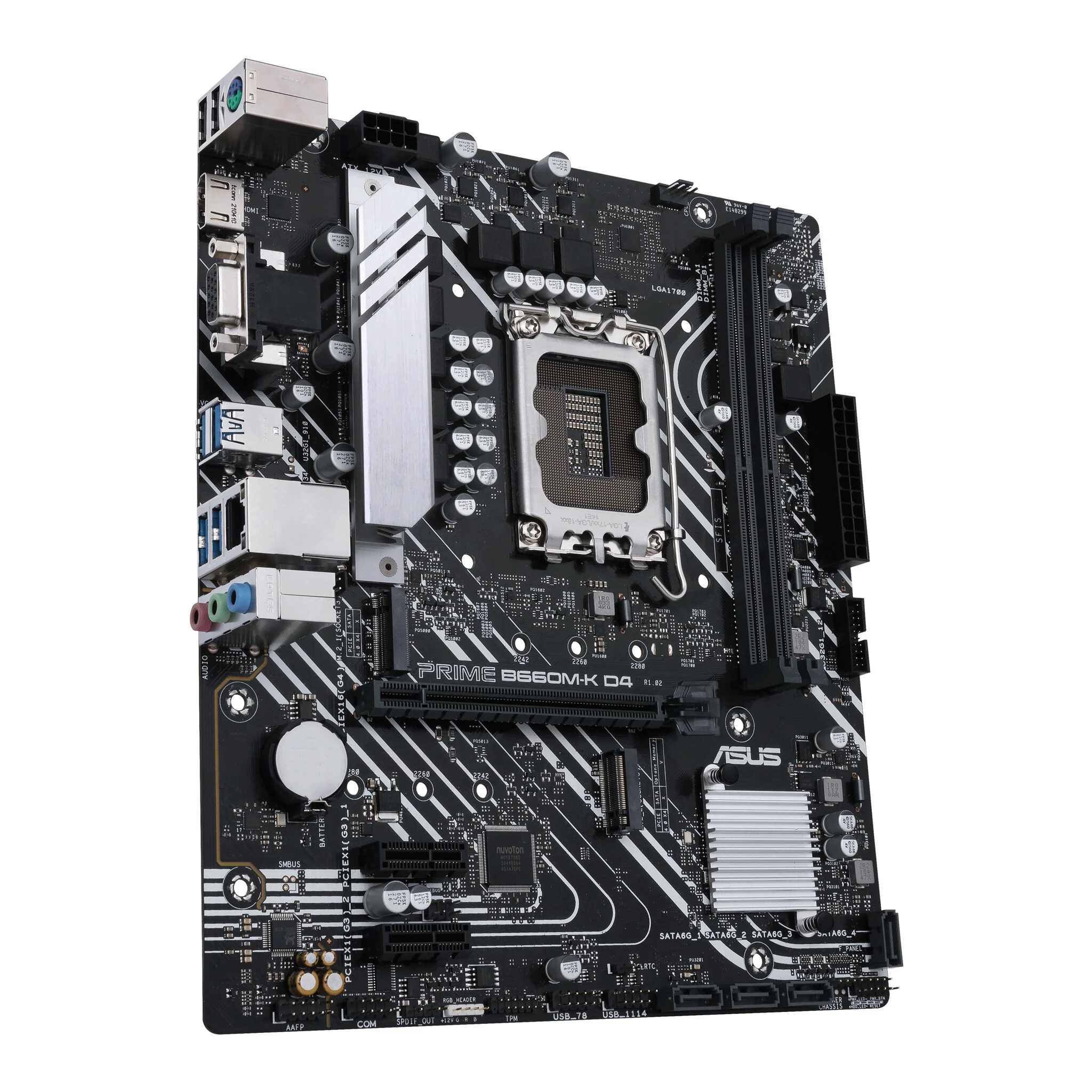 ASUS PRIME B660M-K D4 micro ATX motherboard - Intel B660 LGA 1700 - Image 3